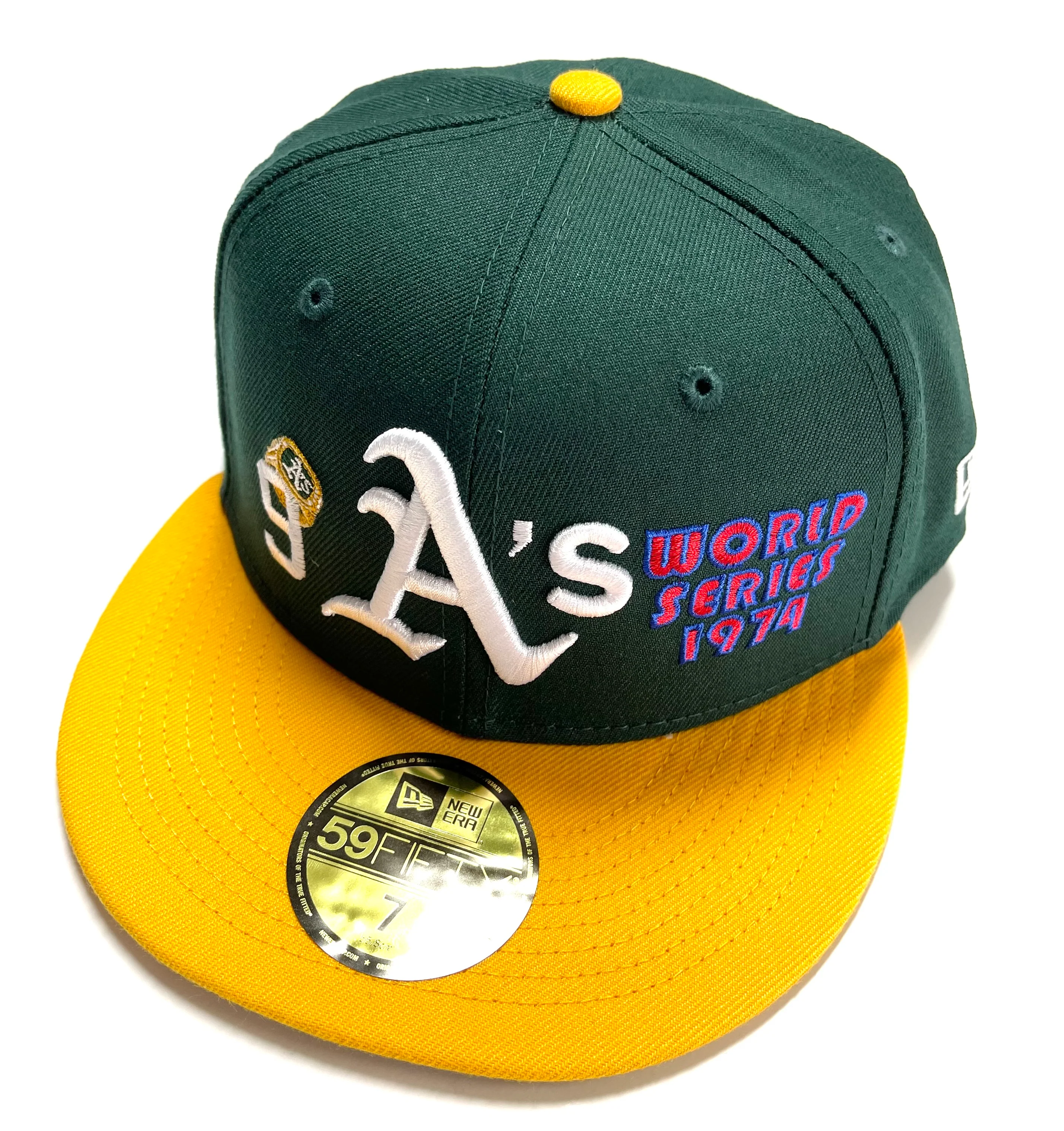 NEW ERA “CHAMPS 3.0” OAKLAND A’S FITTED HAT (SIZE 7 5/8)