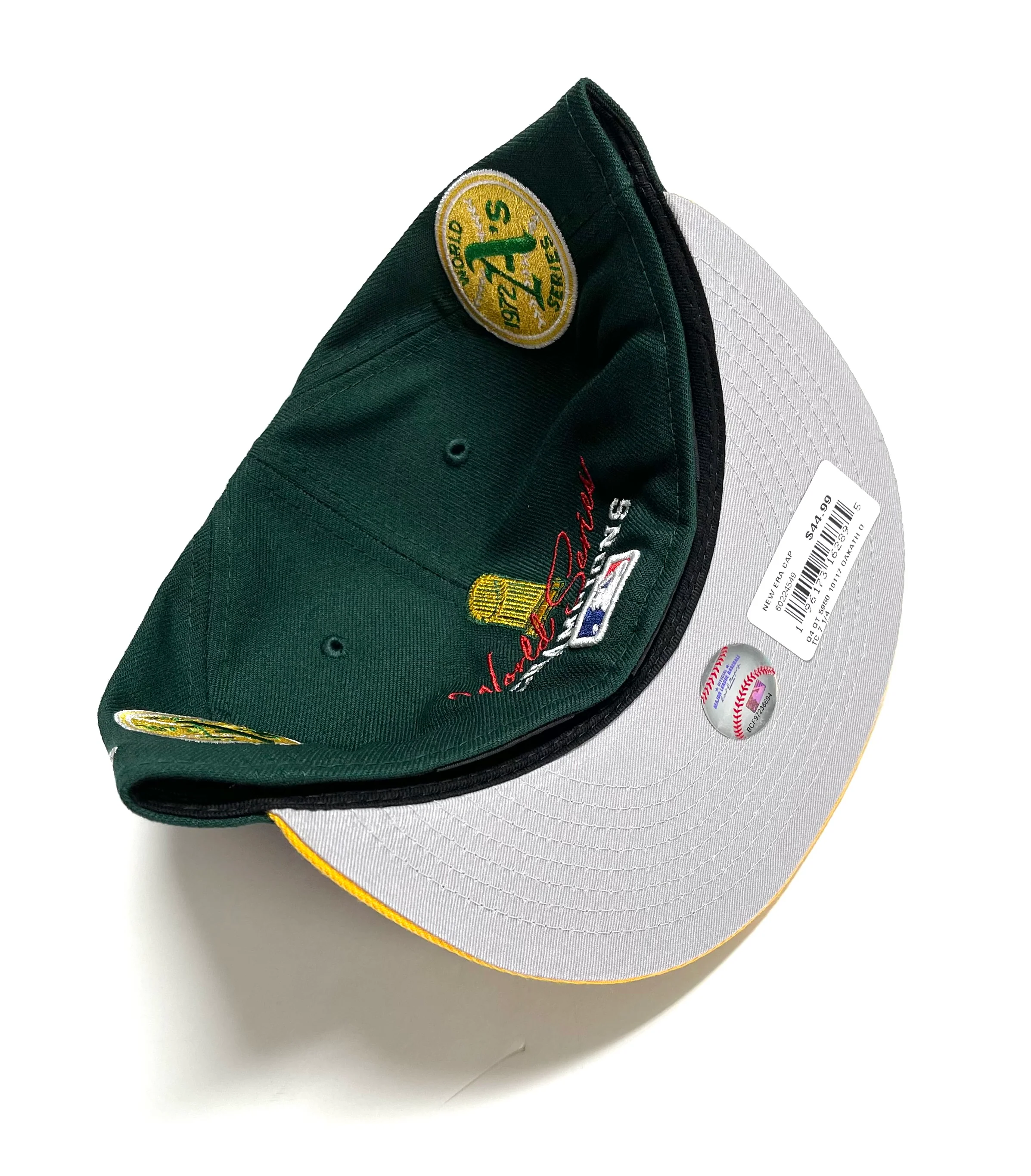 NEW ERA “CHAMPS 3.0” OAKLAND A’S FITTED HAT (SIZE 7 5/8) - Image 5