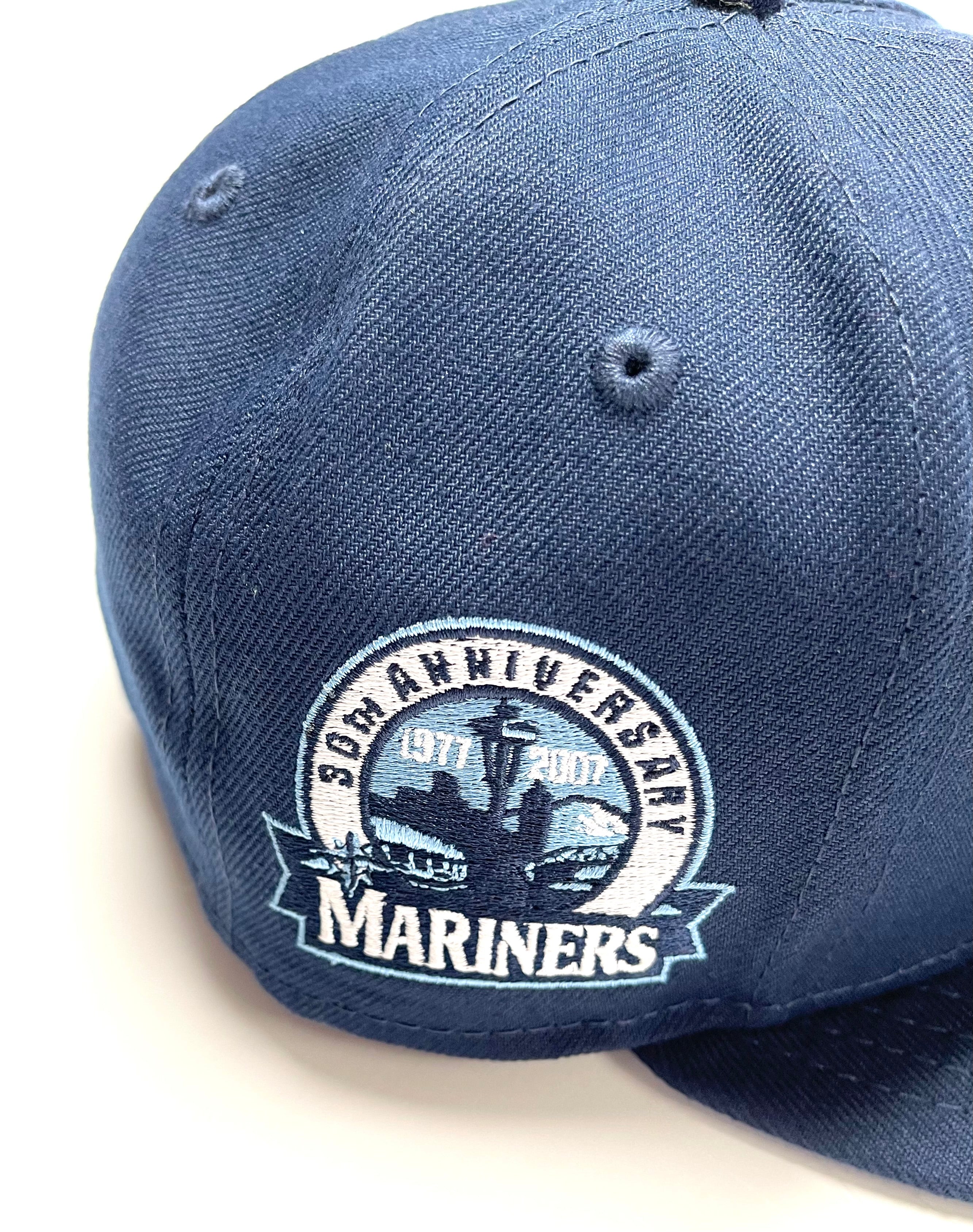 NEW ERA "CHASING M'S" SEATTLE MARINERS FITTED HAT (OCEAN BLUE/LIGHT BLUE) - Image 2
