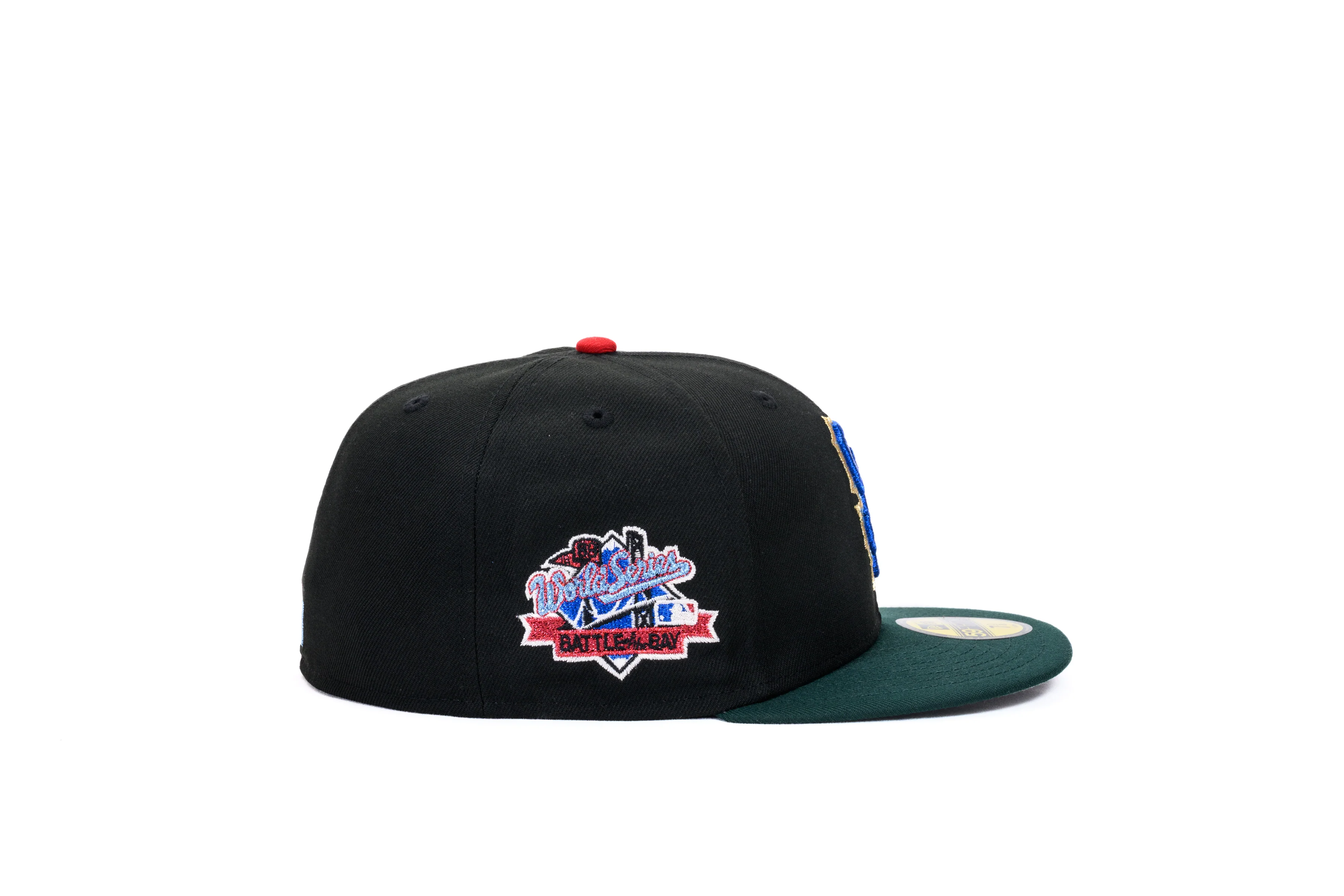 NEW ERA "CHILL FAM" SAN FRANCISCO GIANTS FITTED HAT (BLACK/DARK GREEN/SCARLET) - Image 8