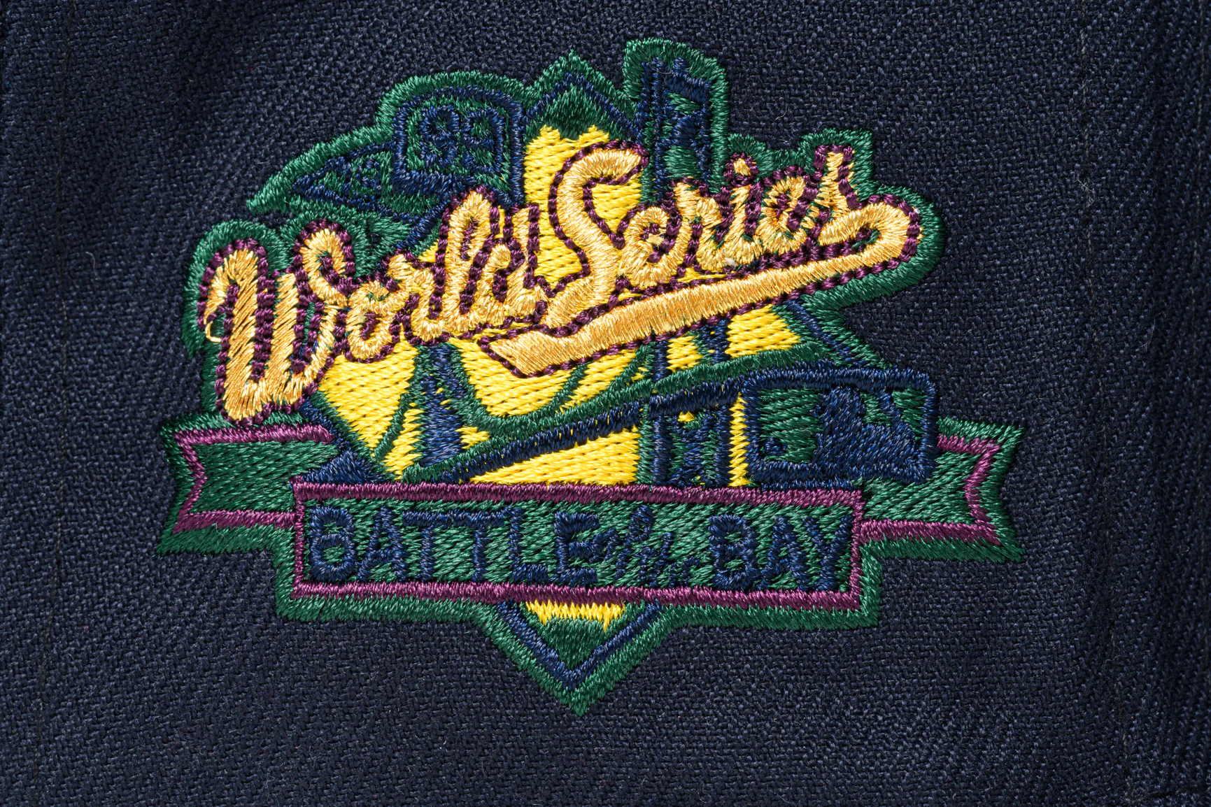 NEW ERA "CLUB ROOM" OAKLAND A'S FITTED HAT (NAVY/MAROON/DARK GREEN) - Image 5