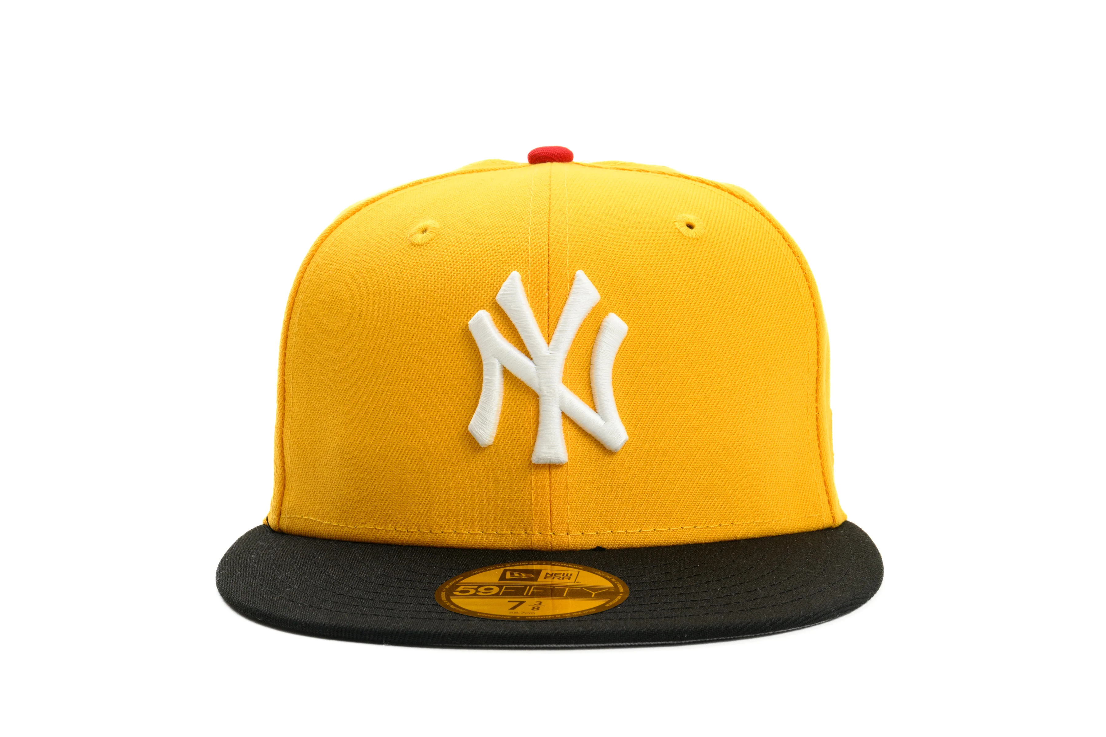 NEW ERA "SUMMERTIME SHOOTOUT” NEW YORK YANKEES FITTED HAT (YELLOW/BLACK/RED) - Image 6