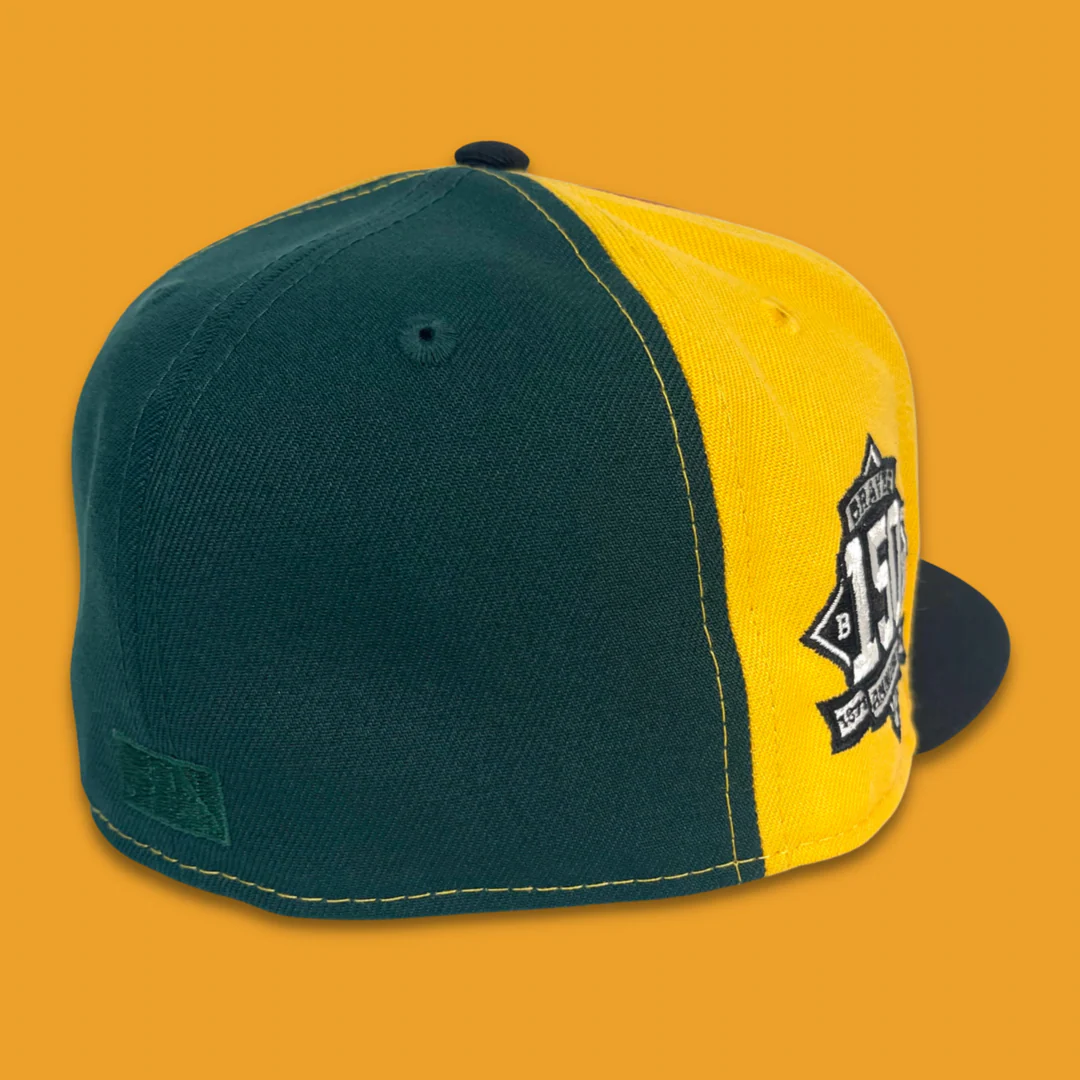 NEW ERA "CORNER POCKET" BOSTON BEES FITTED HAT (RED/YELLOW/GREEN) - Image 3