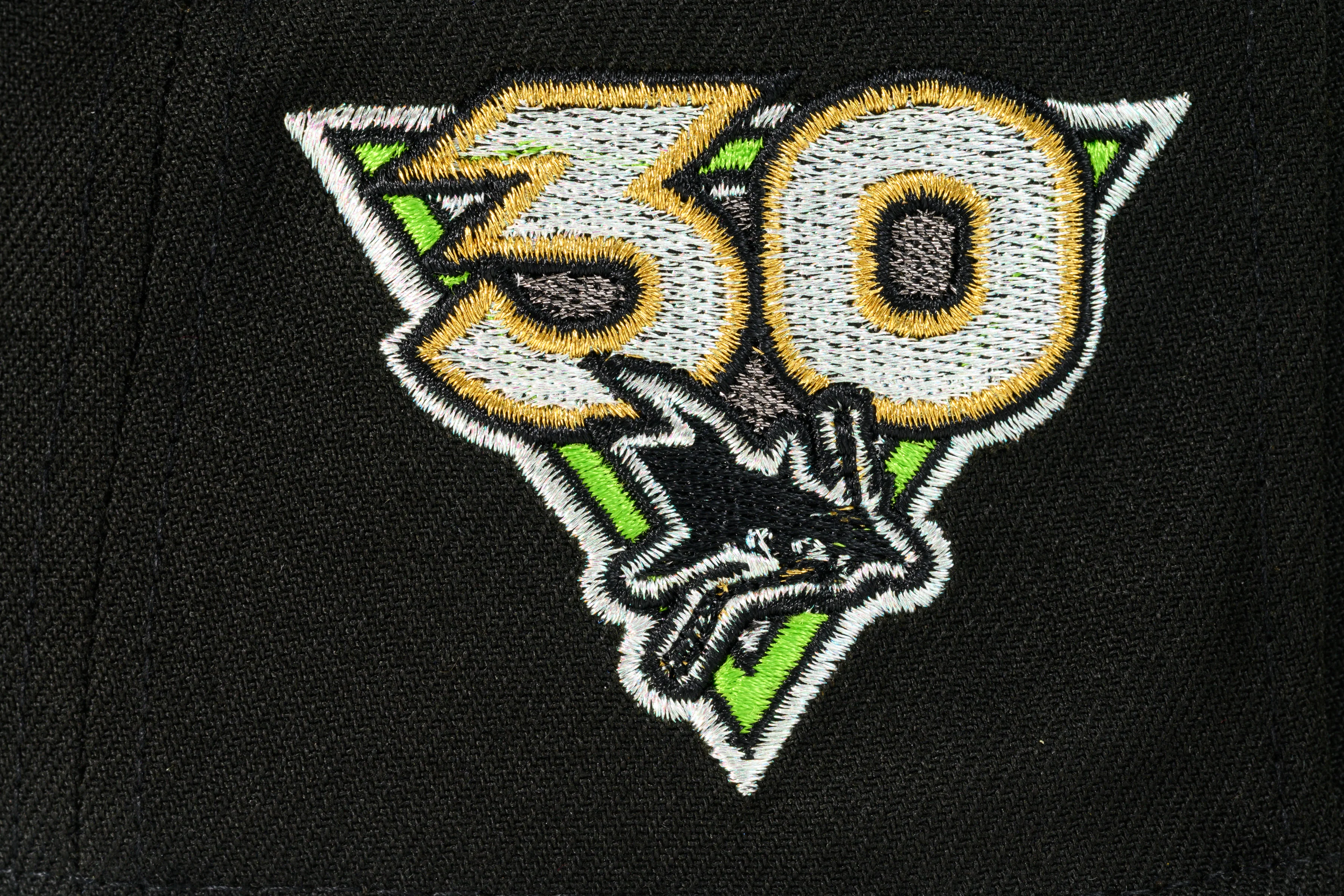 NEW ERA "CREATURE” SAN JOSE SHARKS FITTED HAT (BLACK/LIME GREEN) - Image 4