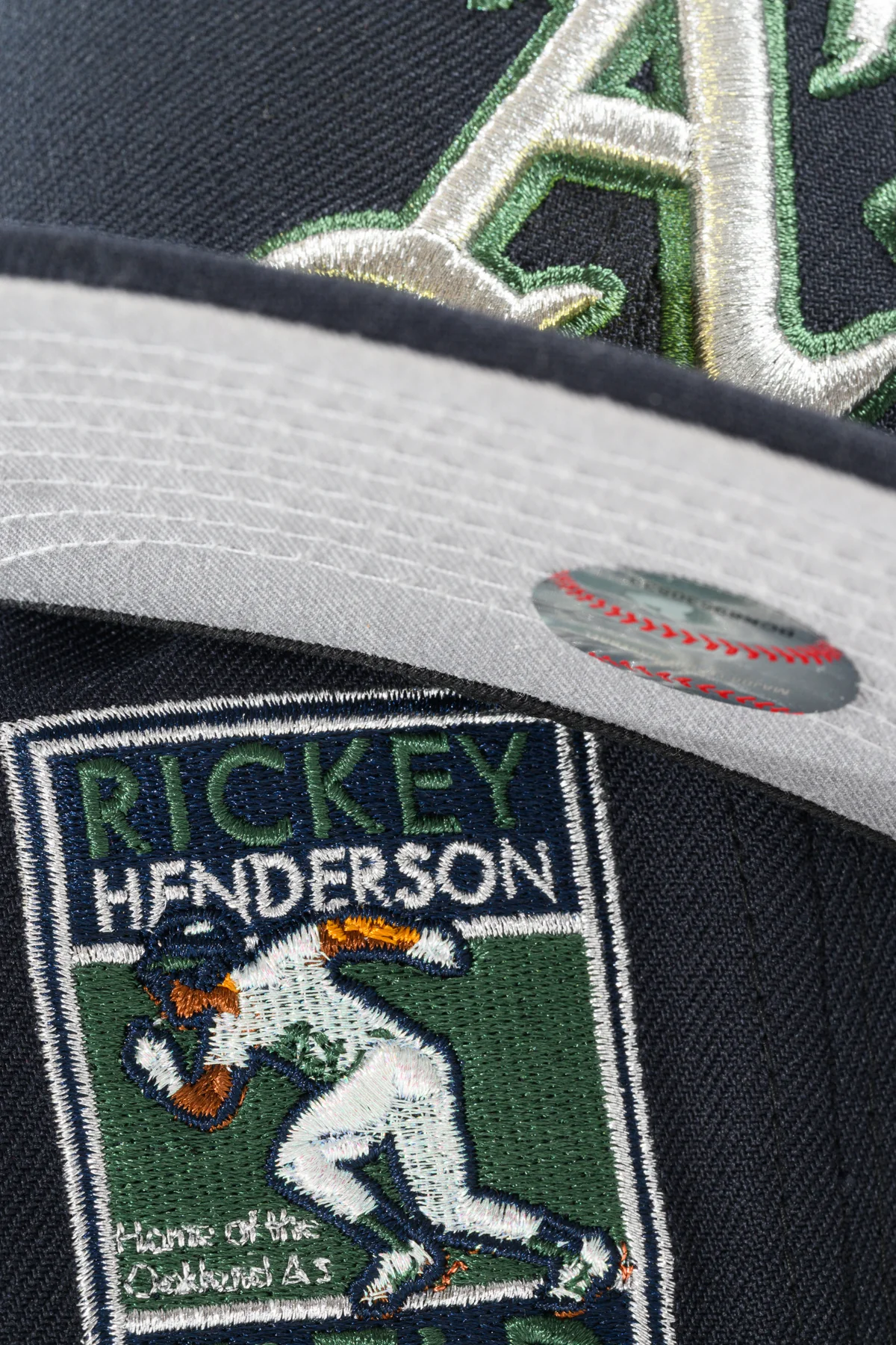 NEW ERA "CROSSOVER RICKEY" OAKLAND A'S (NAVY/CILANTRO GREEN) - Image 10