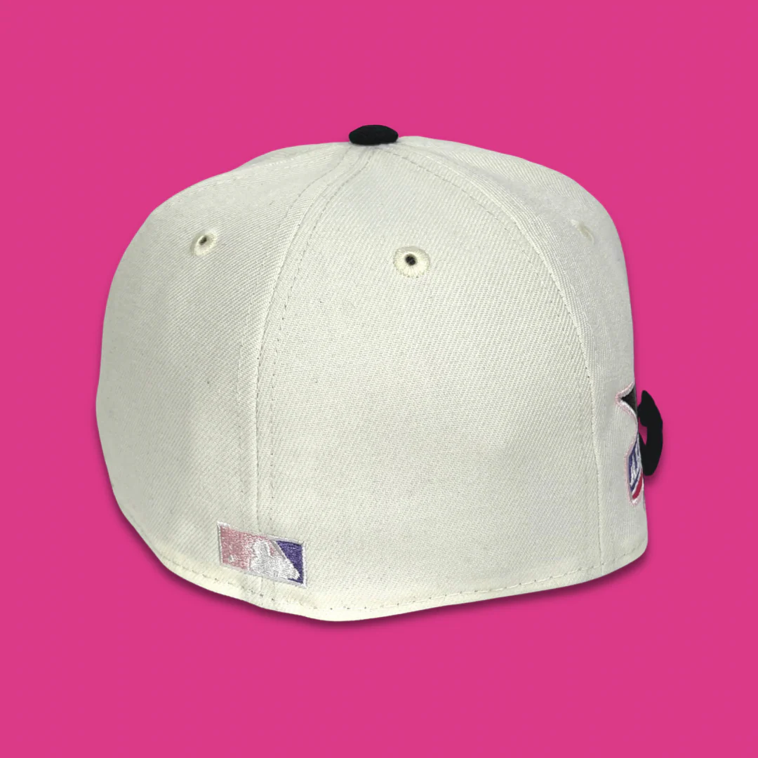 NEW ERA "CRUISE" SAN FRANCISCO GIANTS FITTED HAT (CHROME/BLACK/PINK) - Image 4