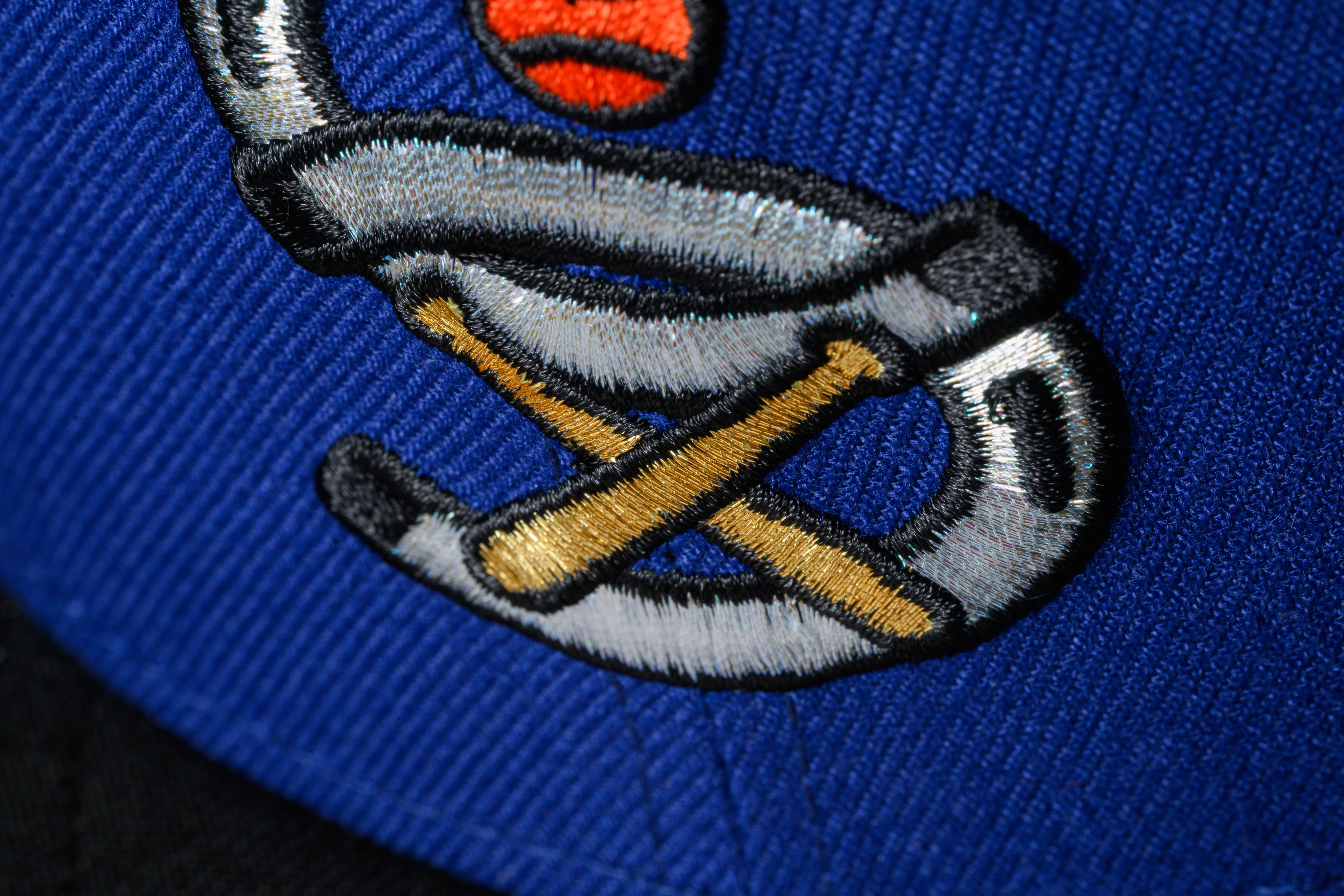 NEW ERA "D ROSE" CHICAGO WHITE SOX FITTED HAT (DARK ROYAL/BLACK/PINK) - Image 5