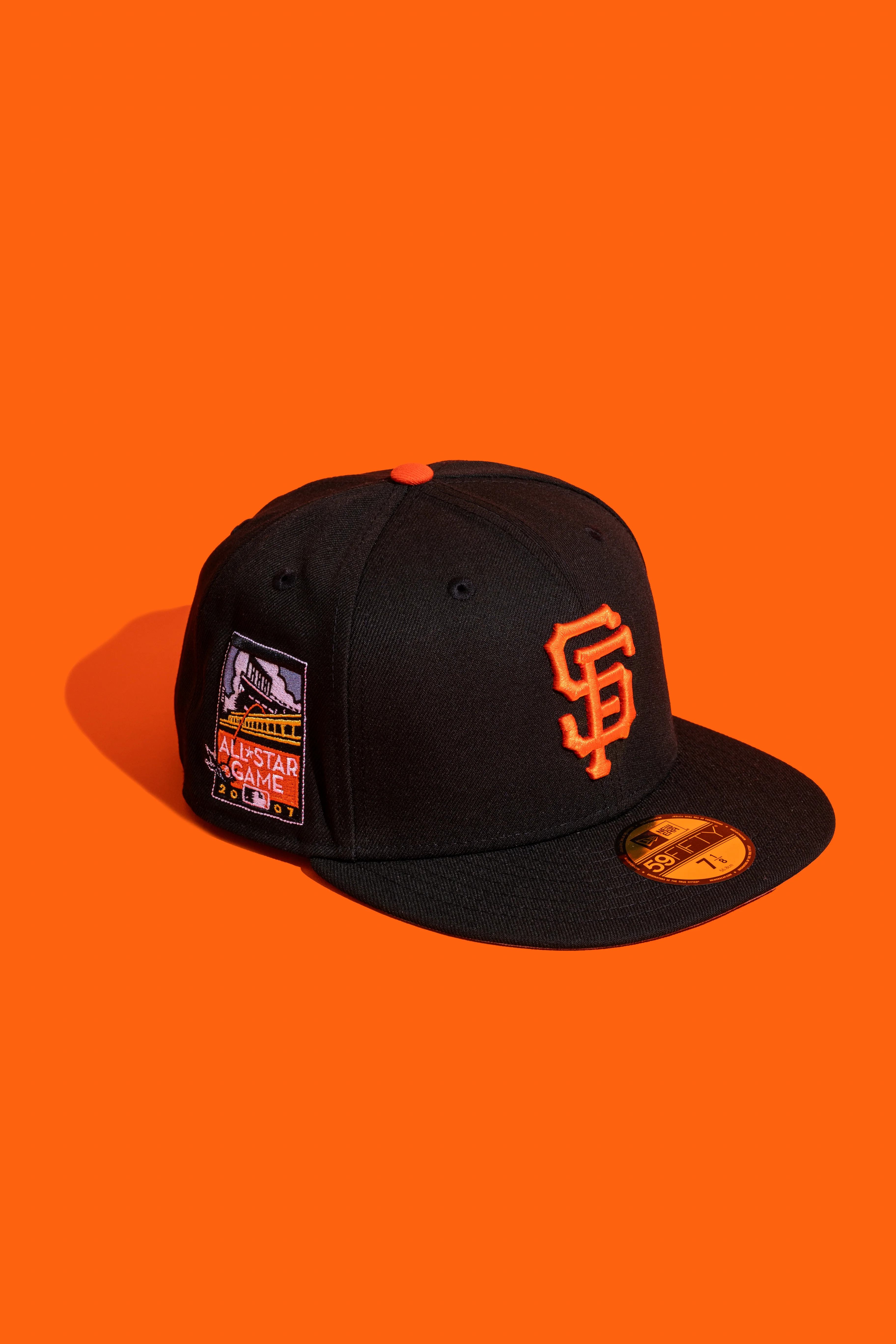 NEW ERA "DAILY DRIVER" SAN FRANCISCO GIANTS FITTED HAT (BLACK/ORANGE)