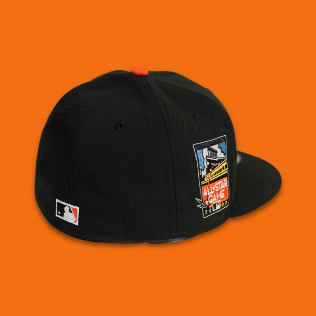 NEW ERA "DAILY DRIVER" SAN FRANCISCO GIANTS FITTED HAT (BLACK/ORANGE) - Image 3