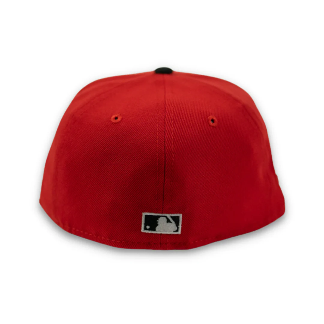 NEW ERA “D" DETROIT TIGERS FITTED HAT (SCARLET/FRONT DOOR RED) - Image 4