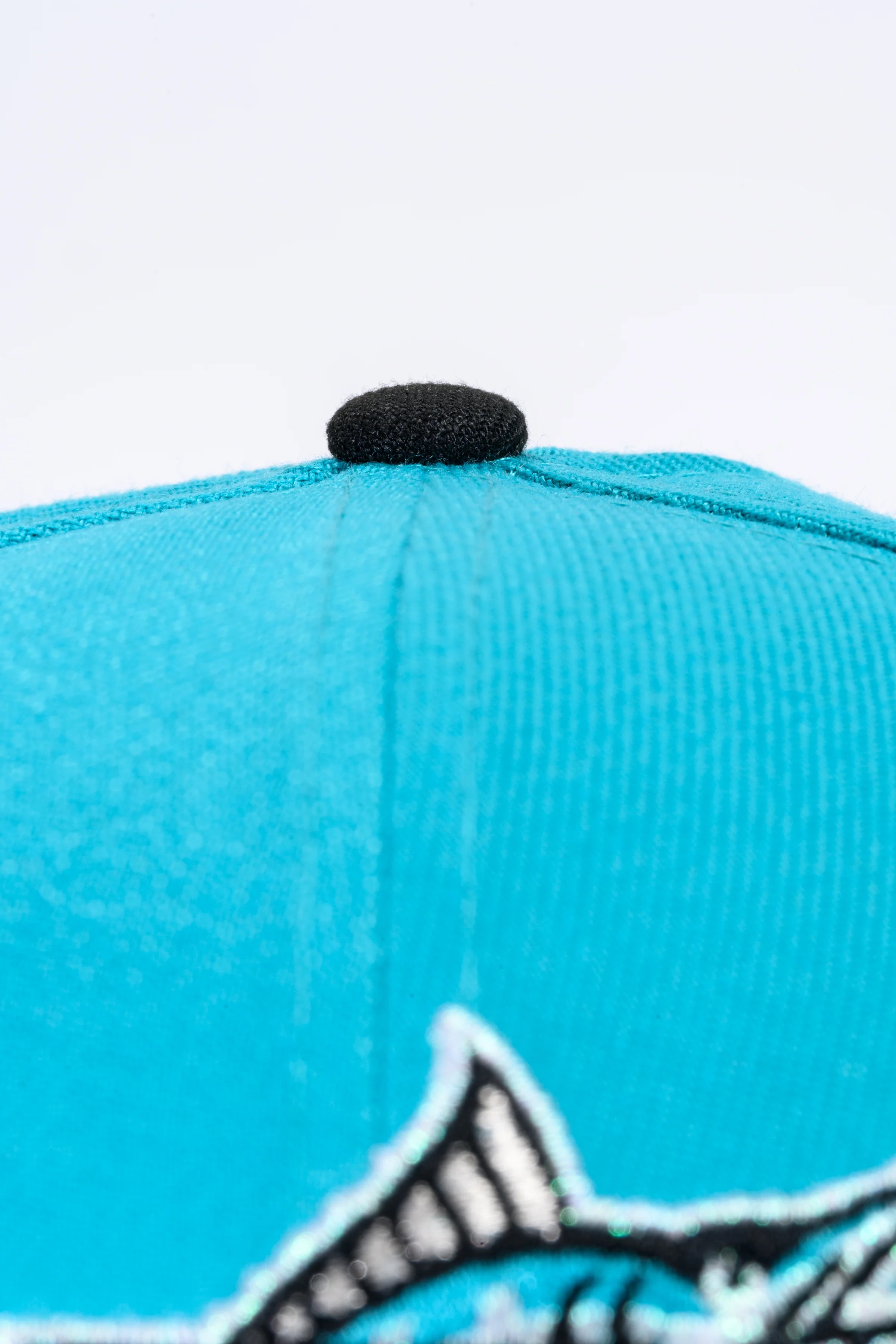 NEW ERA "DELUXE" FLORIDA MARLINS FITTED HAT (TEAL/BLACK) - Image 5