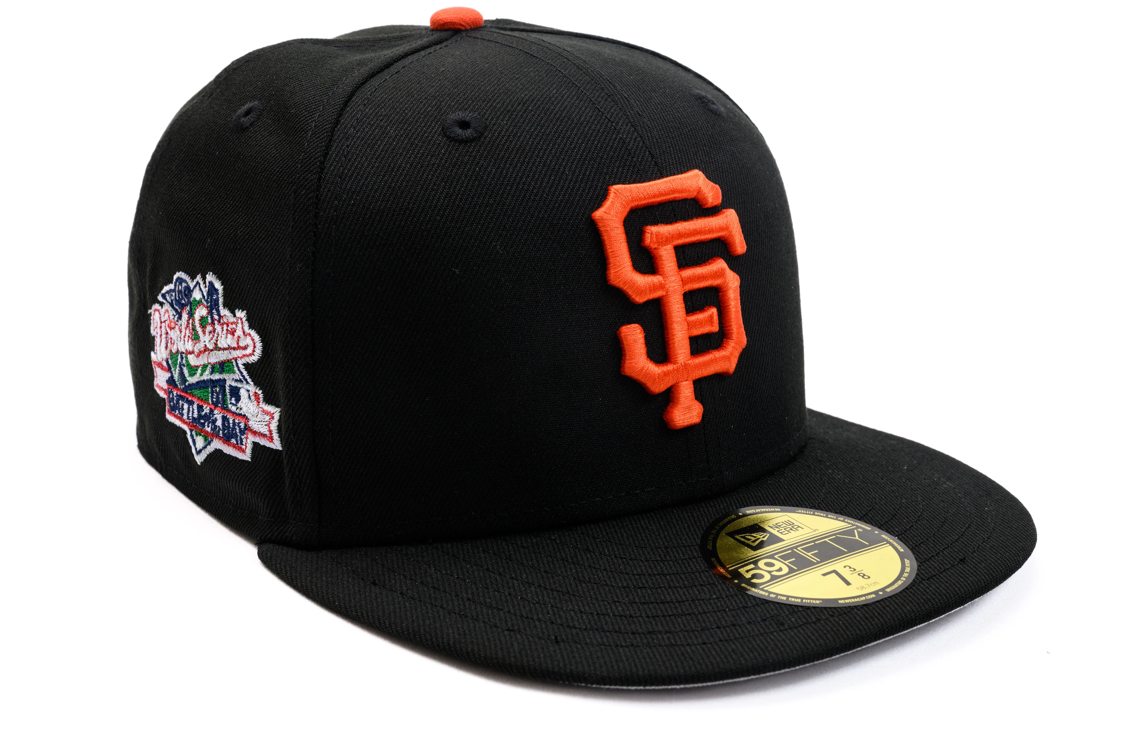 NEW ERA "DELUXE" SAN FRANCISCO GIANTS FITTED HAT (BLACK/ORANGE)