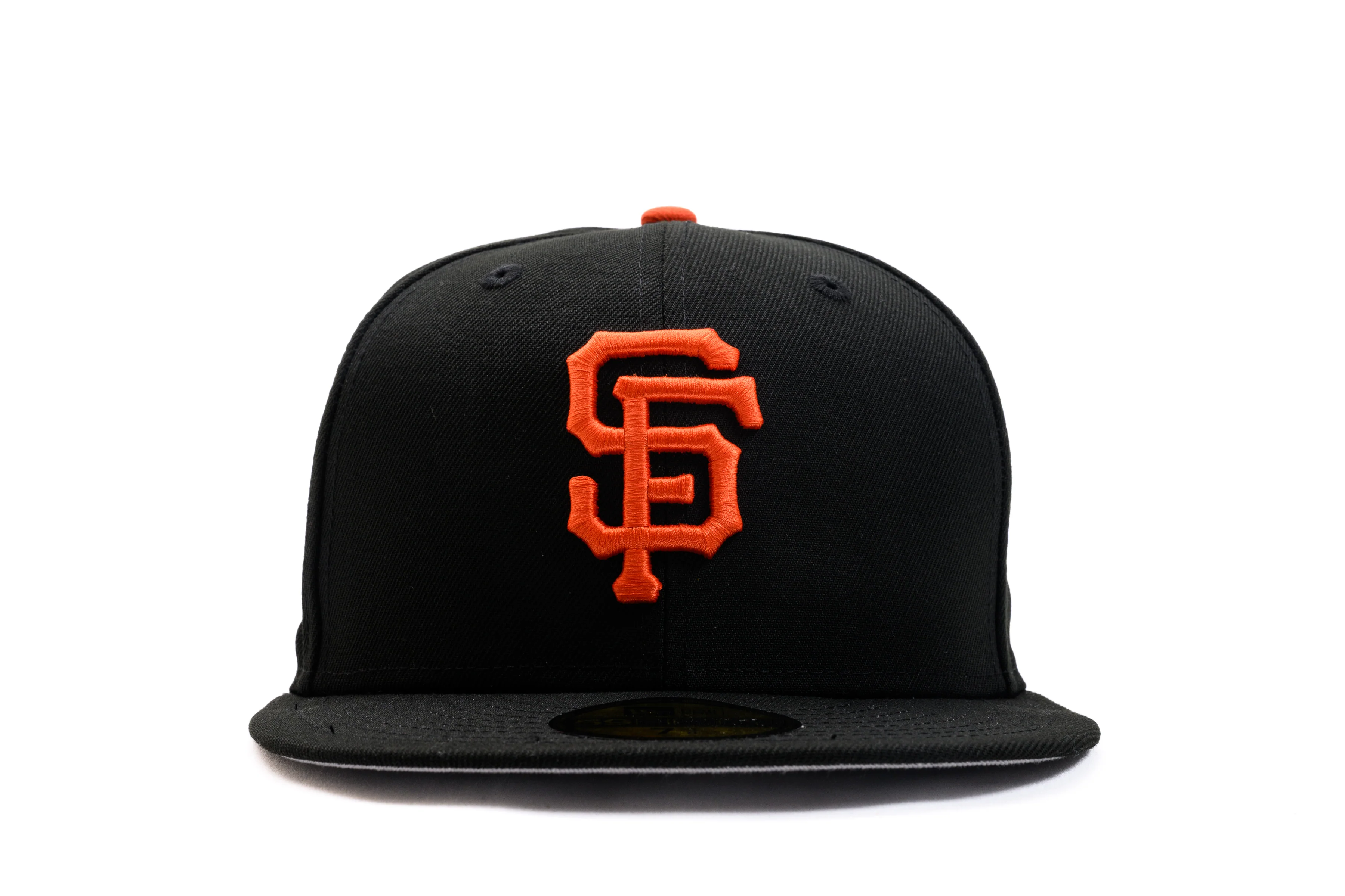 NEW ERA "DELUXE" SAN FRANCISCO GIANTS FITTED HAT (BLACK/ORANGE) - Image 7