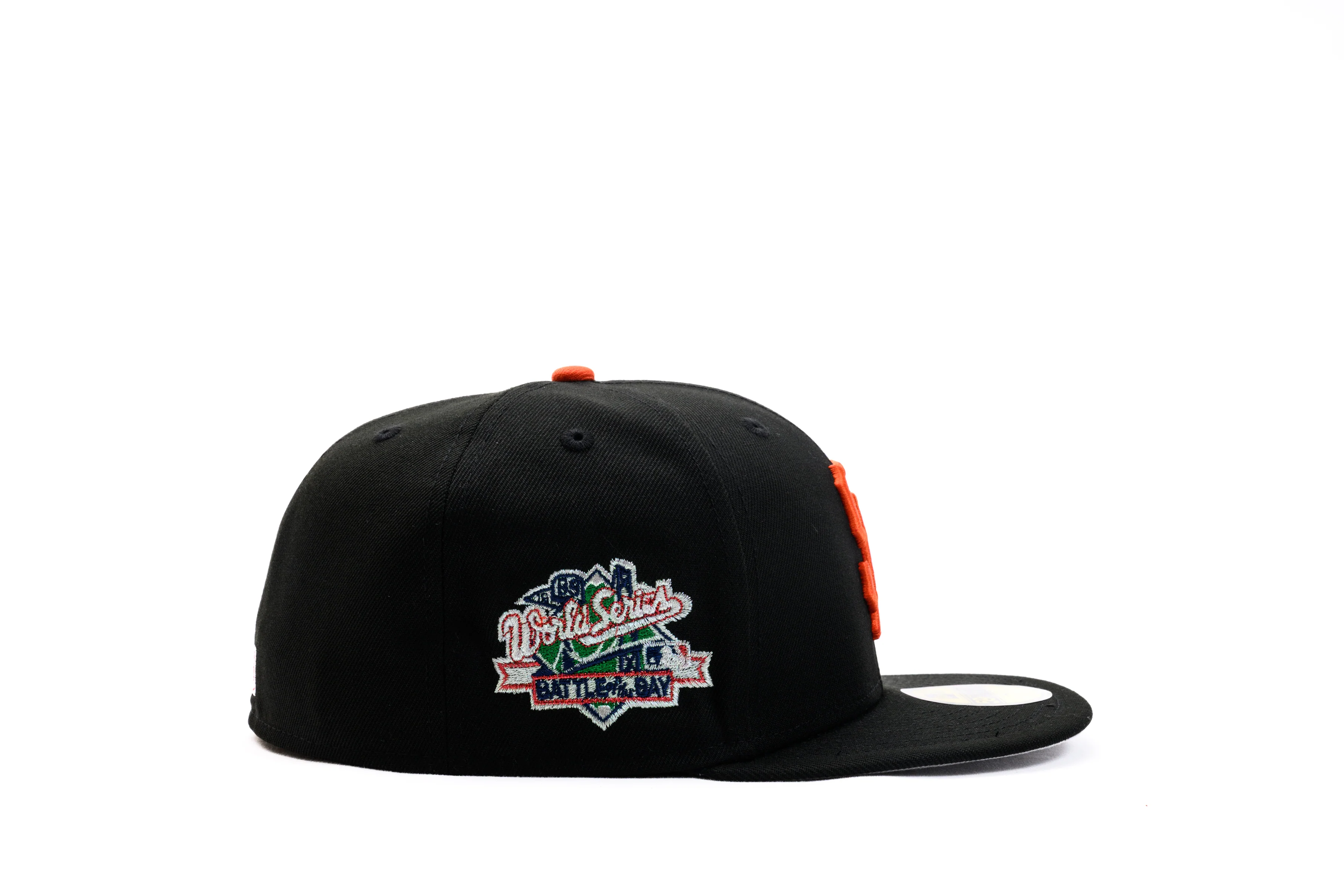 NEW ERA "DELUXE" SAN FRANCISCO GIANTS FITTED HAT (BLACK/ORANGE) - Image 9