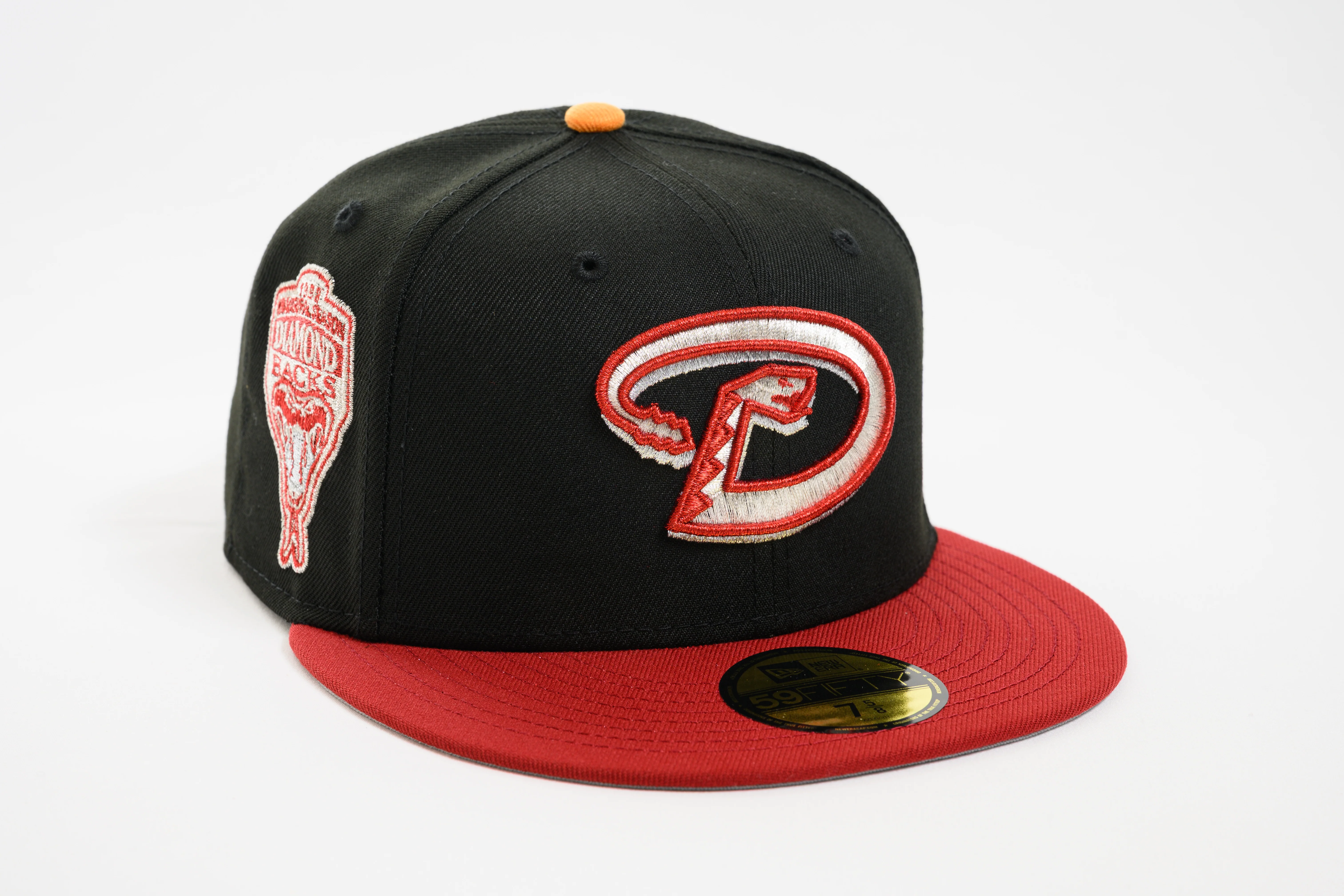 NEW ERA "DESTRO" ARIZONA DIAMONDBACKS FITTED HAT (BLACK/RED/YELLOW)
