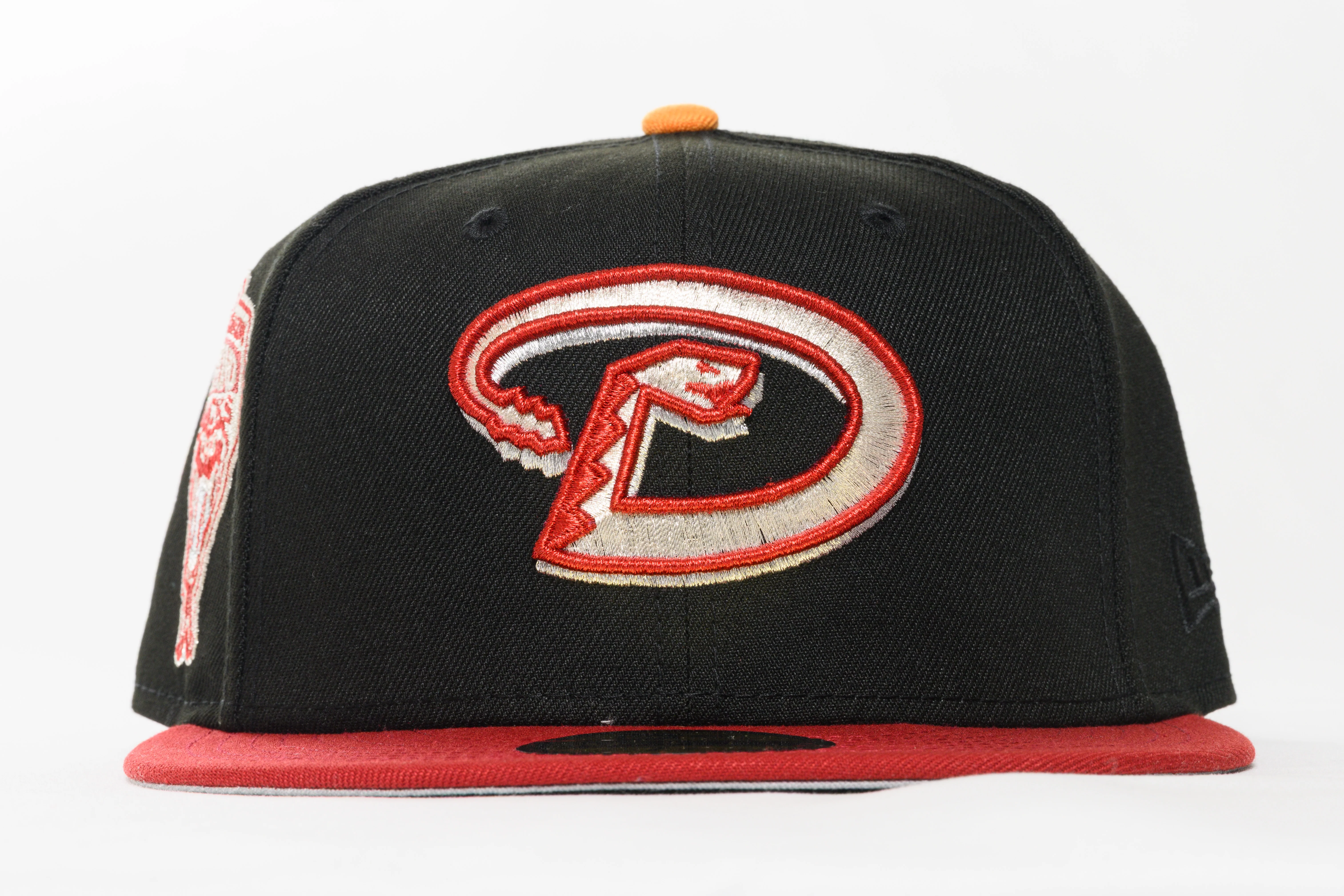 NEW ERA "DESTRO" ARIZONA DIAMONDBACKS FITTED HAT (BLACK/RED/YELLOW) - Image 5