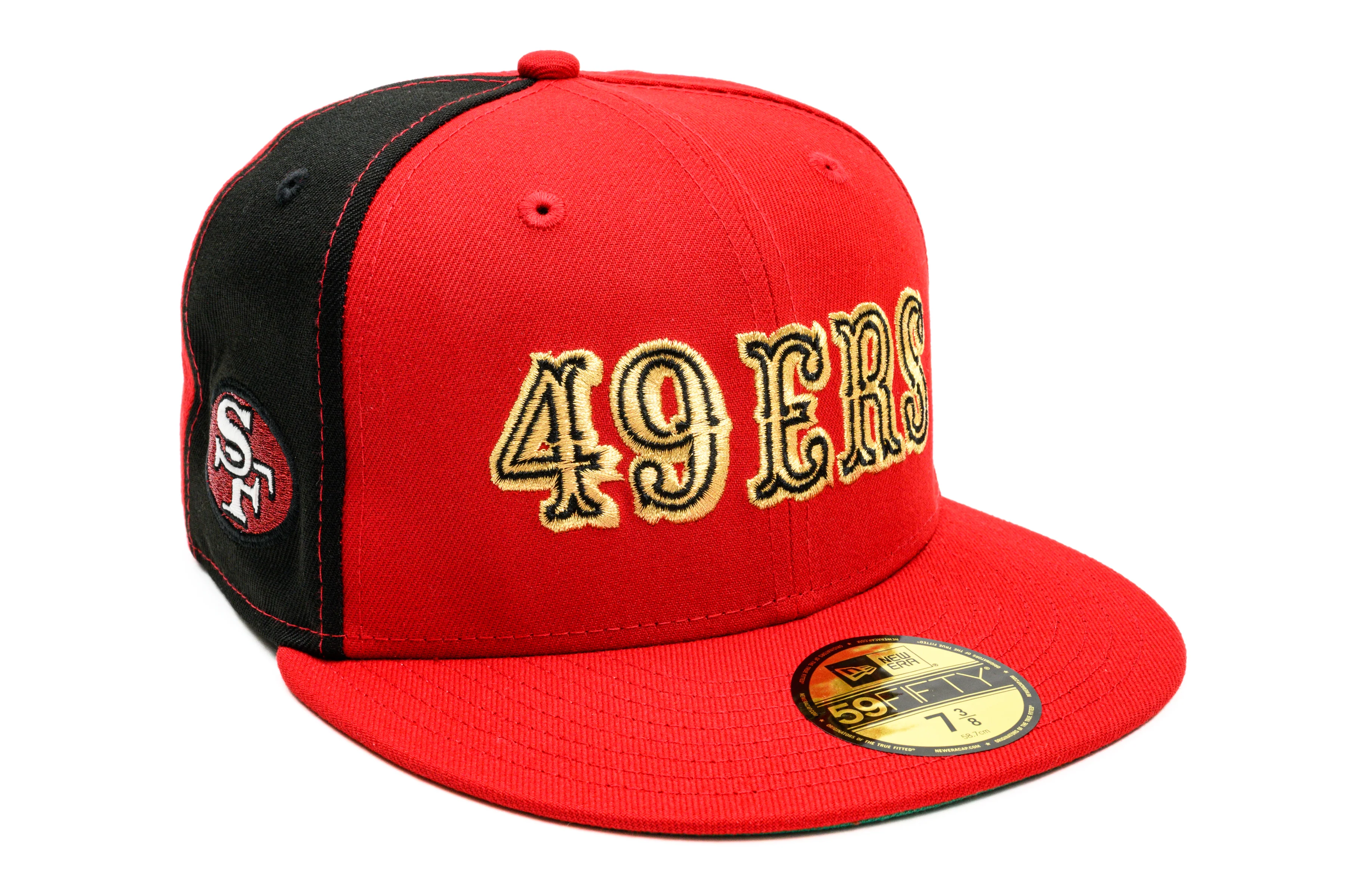 NEW ERA "DIAMOND TURF” SAN FRANCISCO 49ERS FITTED HAT (RED/BLACK)
