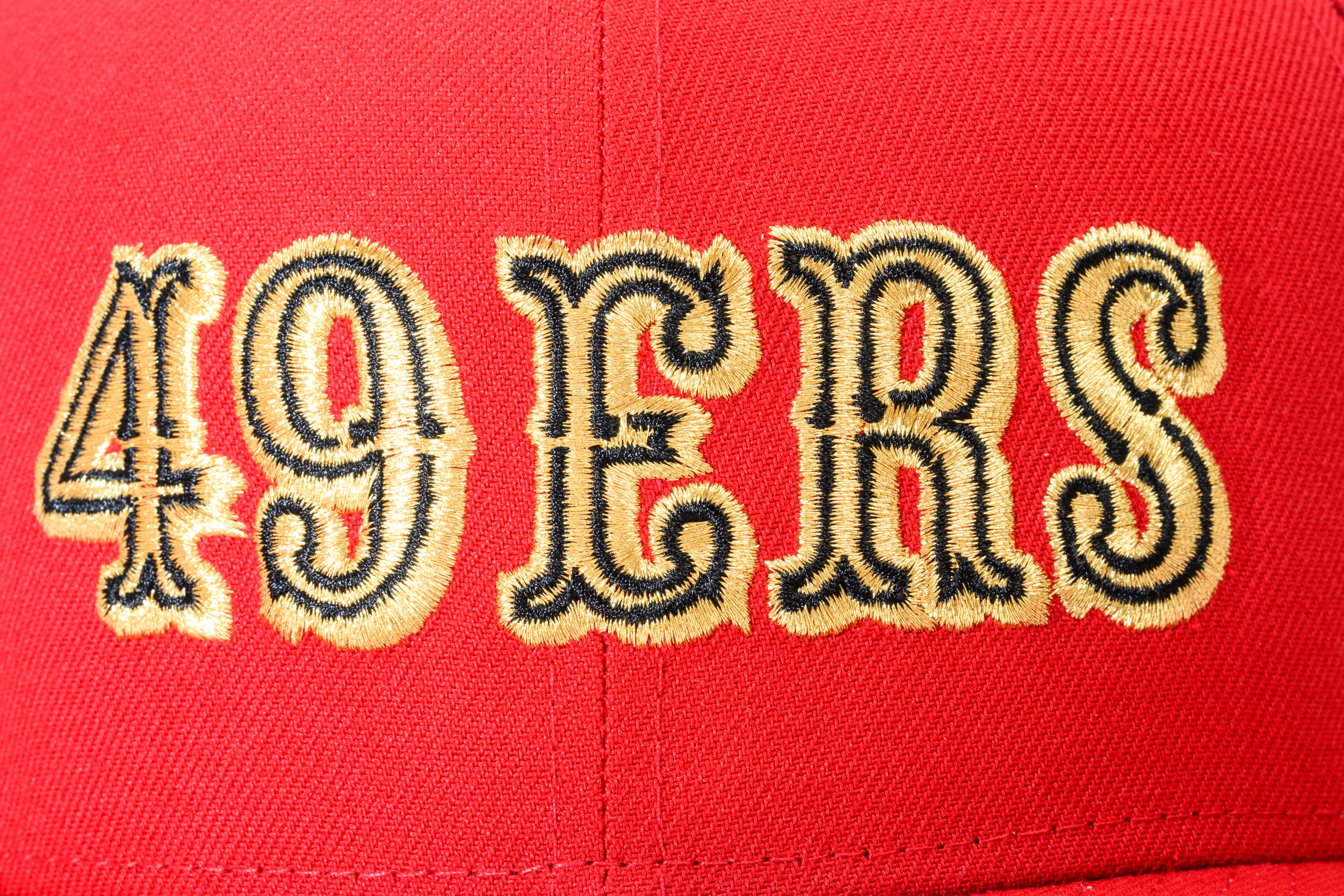 NEW ERA "DIAMOND TURF” SAN FRANCISCO 49ERS FITTED HAT (RED/BLACK) - Image 10