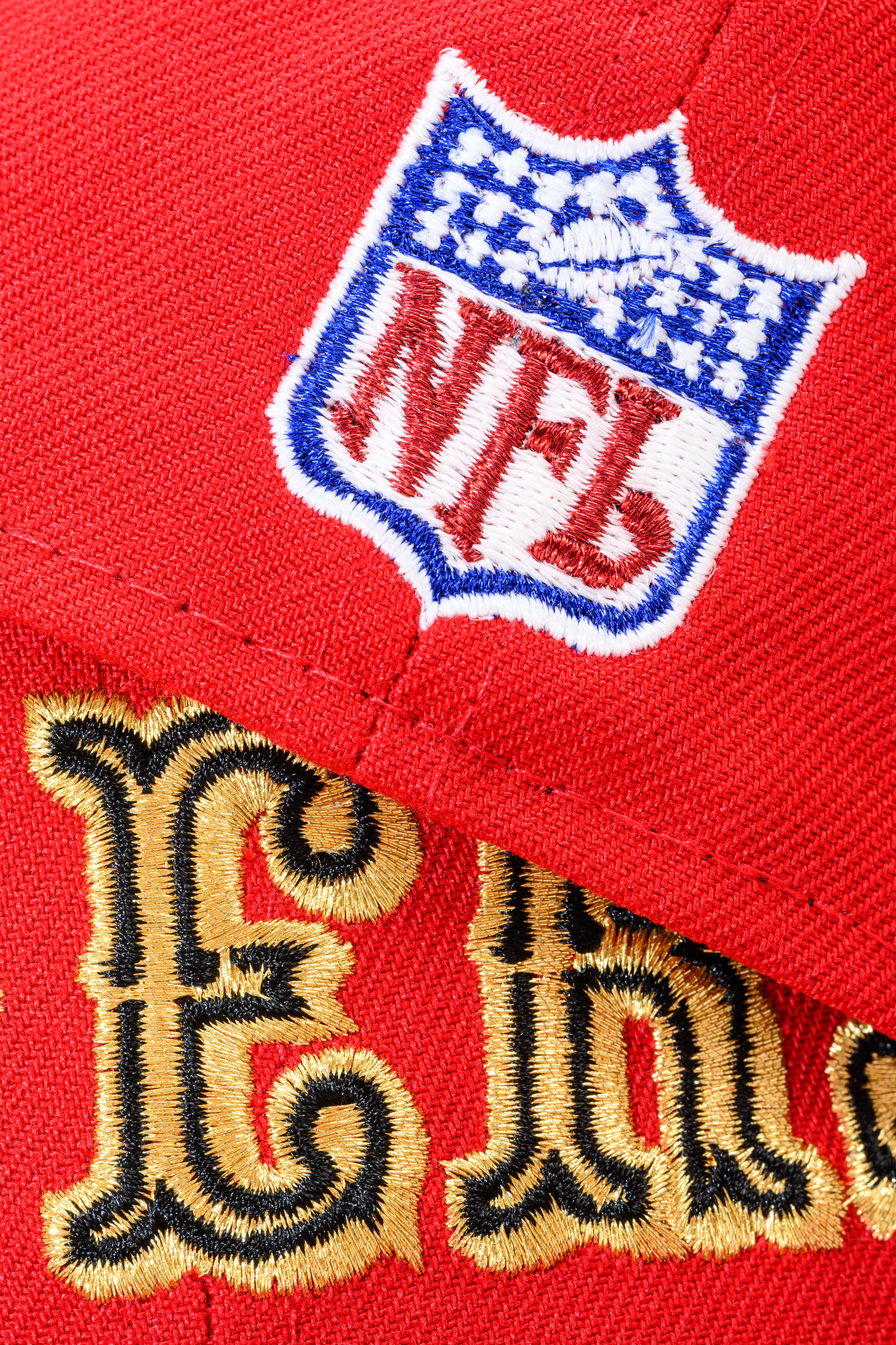 NEW ERA "DIAMOND TURF” SAN FRANCISCO 49ERS FITTED HAT (RED/BLACK) - Image 6