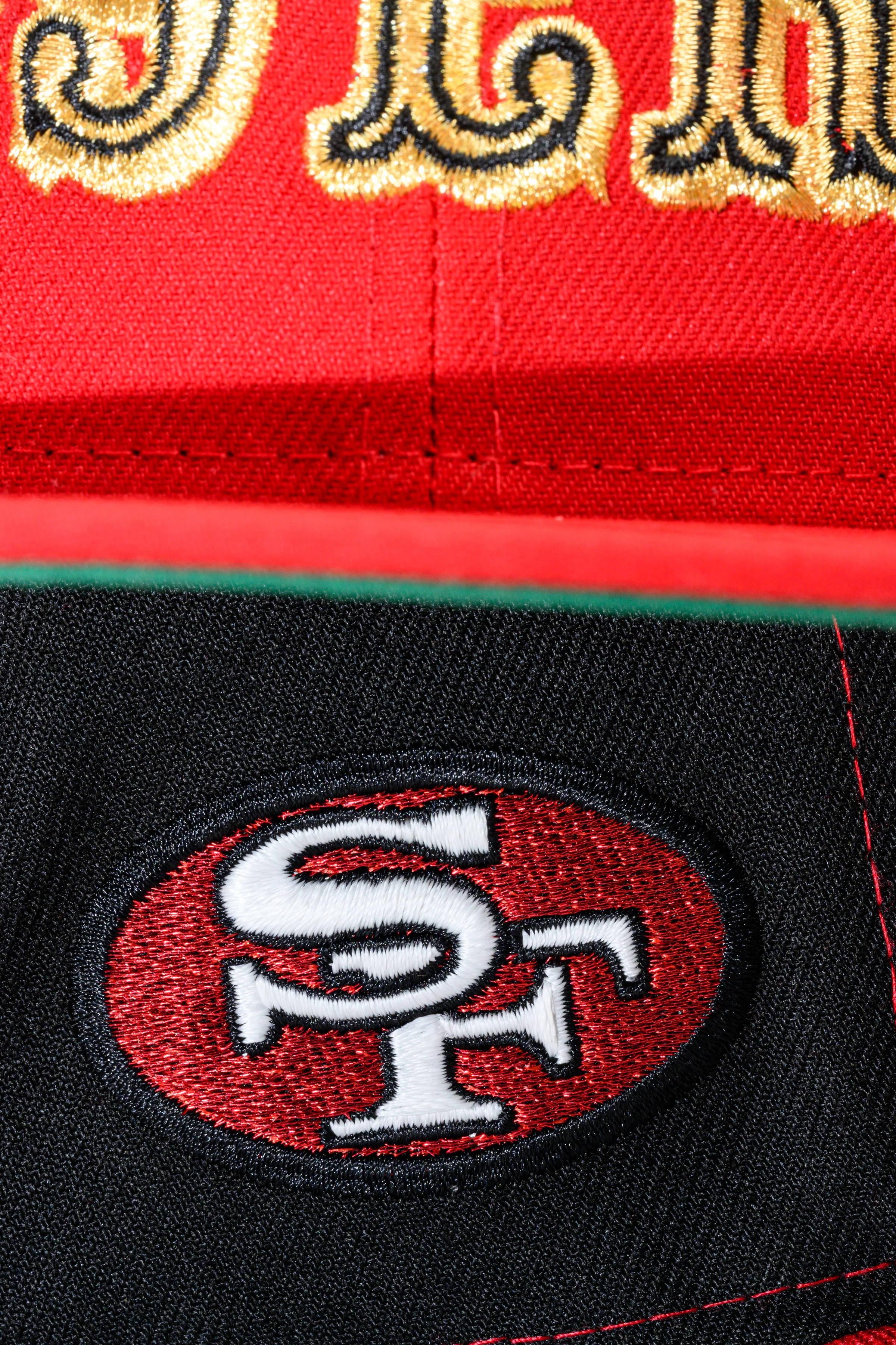 NEW ERA "DIAMOND TURF” SAN FRANCISCO 49ERS FITTED HAT (RED/BLACK) - Image 8