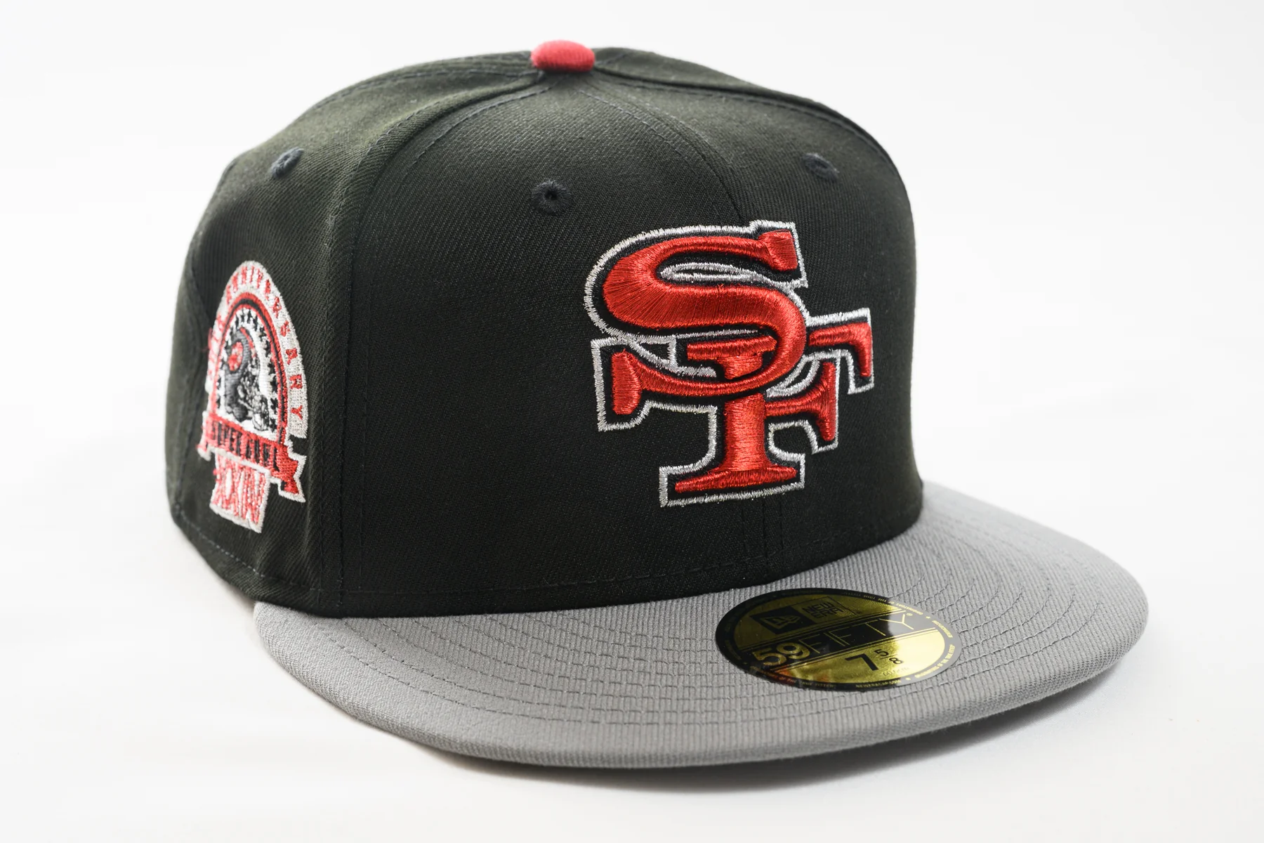 NEW ERA "DIRTY BIRDS" SAN FRANCISCO 49ER'S (BLACK/STORM GREY/RED)
