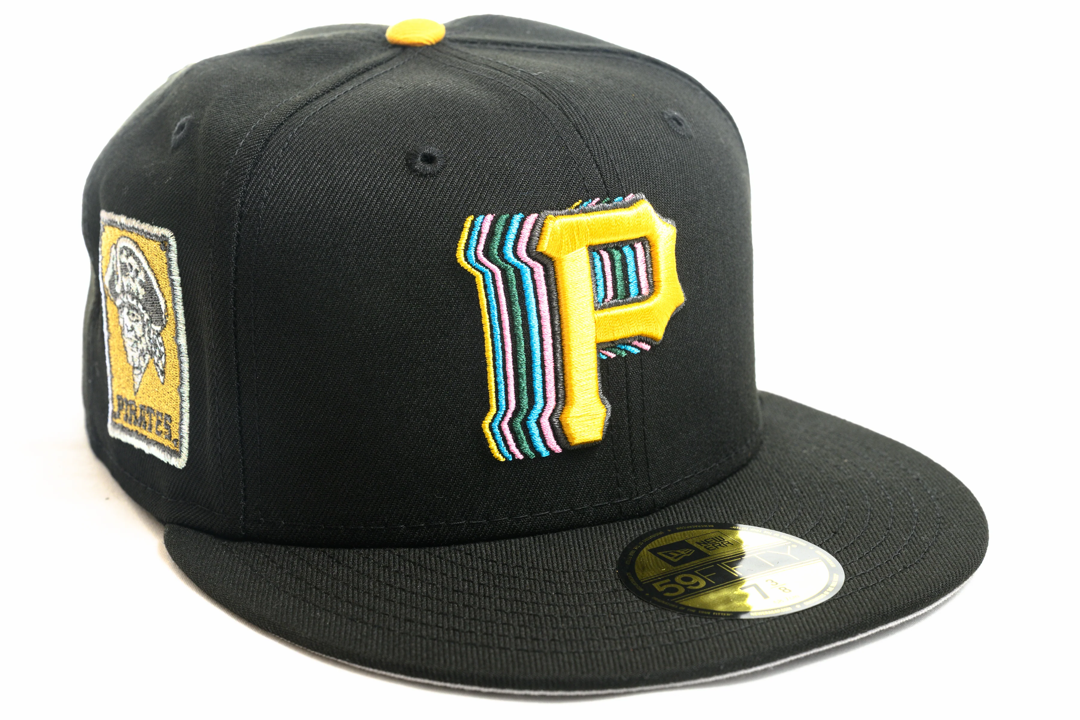 NEW ERA "DOCK ELLIS" PITTSBURGH PIRATES FITTED HAT (BLACK/YELLOW)