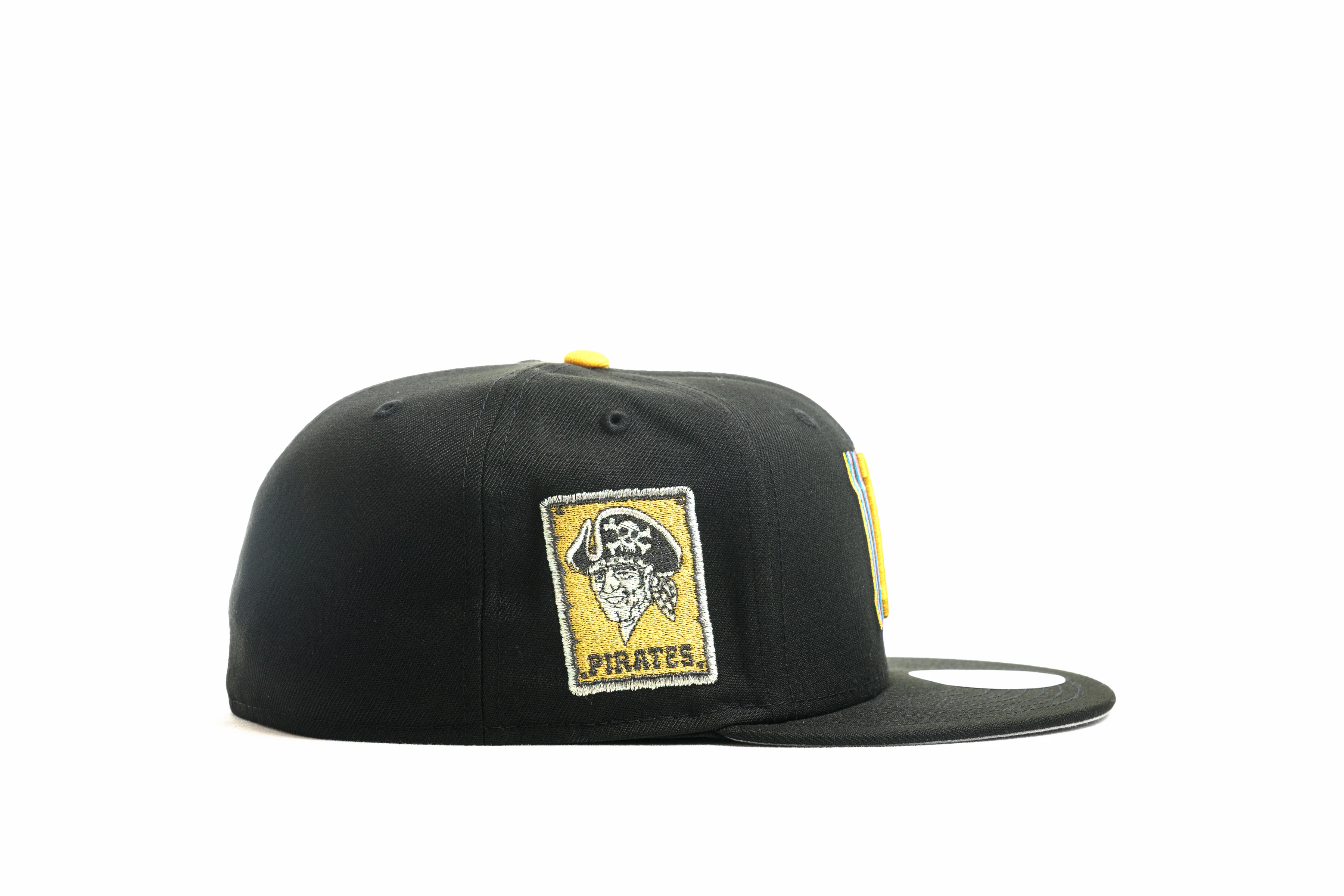 NEW ERA "DOCK ELLIS" PITTSBURGH PIRATES FITTED HAT (BLACK/YELLOW) - Image 4