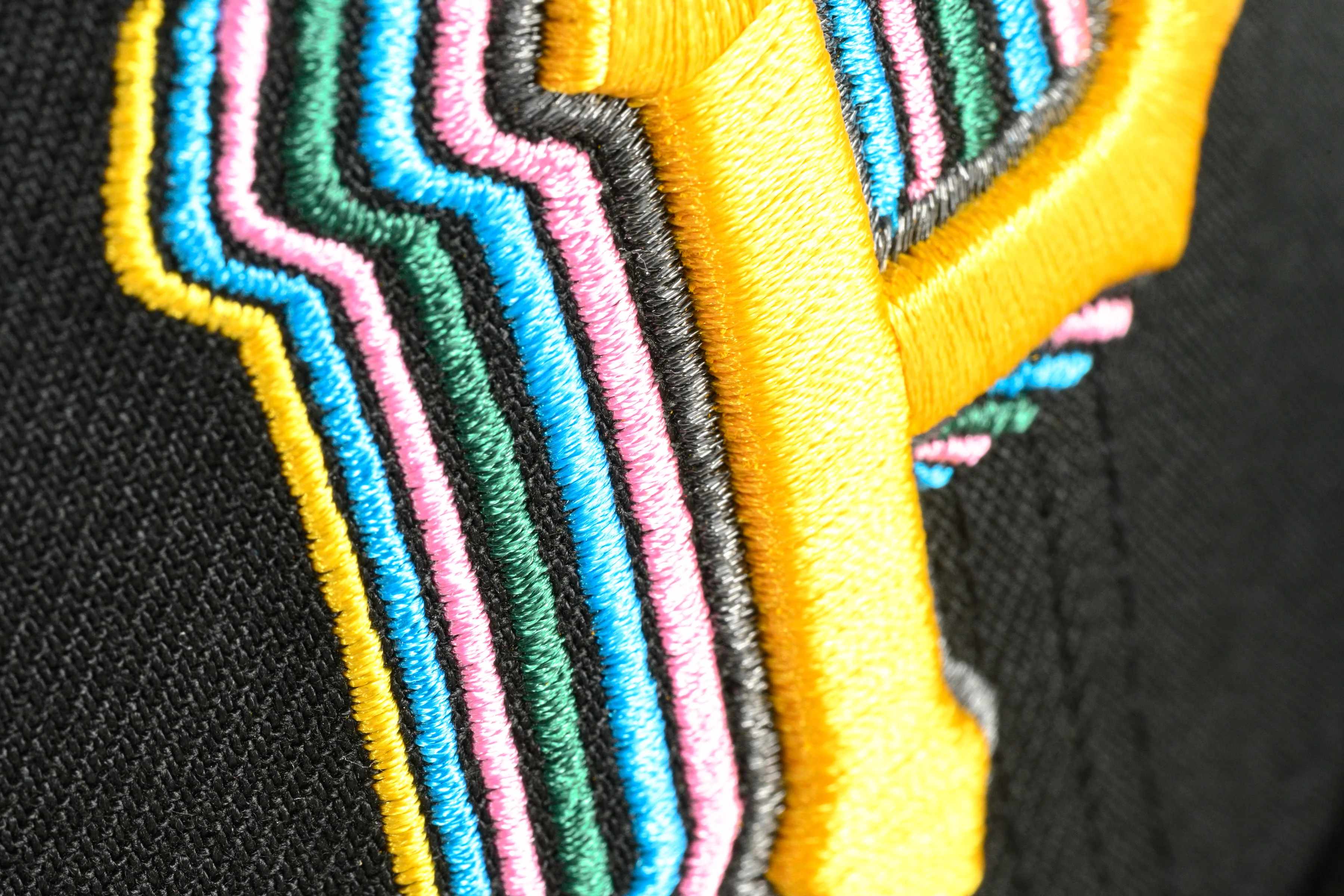 NEW ERA "DOCK ELLIS" PITTSBURGH PIRATES FITTED HAT (BLACK/YELLOW) - Image 6