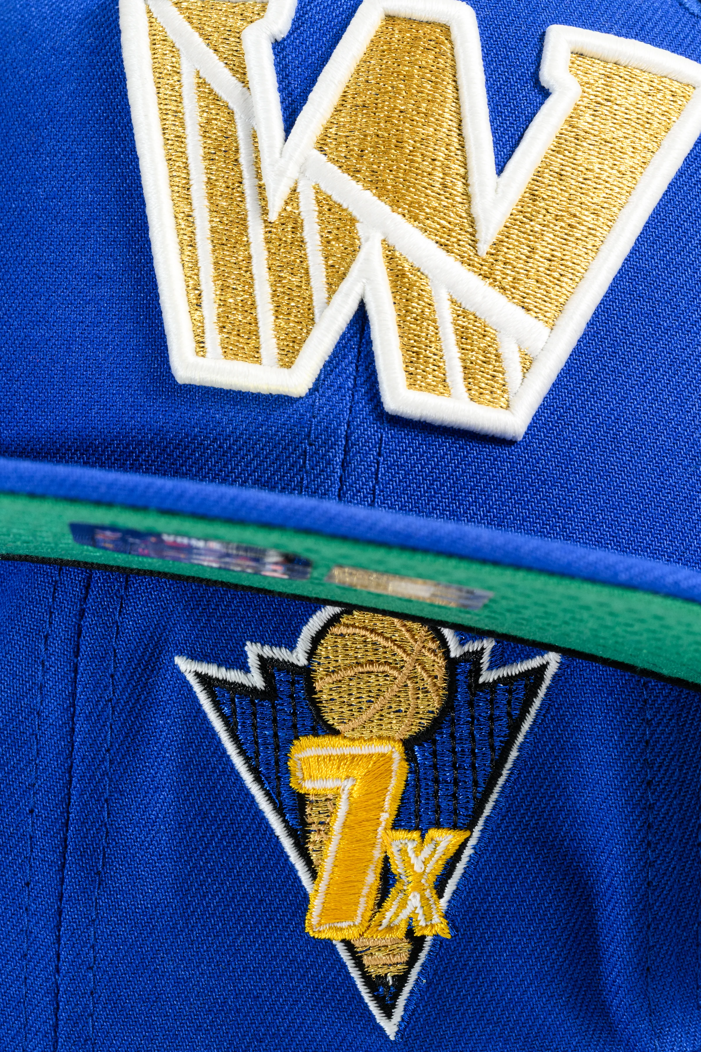 NEW ERA "DUB CITY V.2" GOLDEN STATE WARRIORS FITTED HAT (LIGHT ROYAL) - Image 8