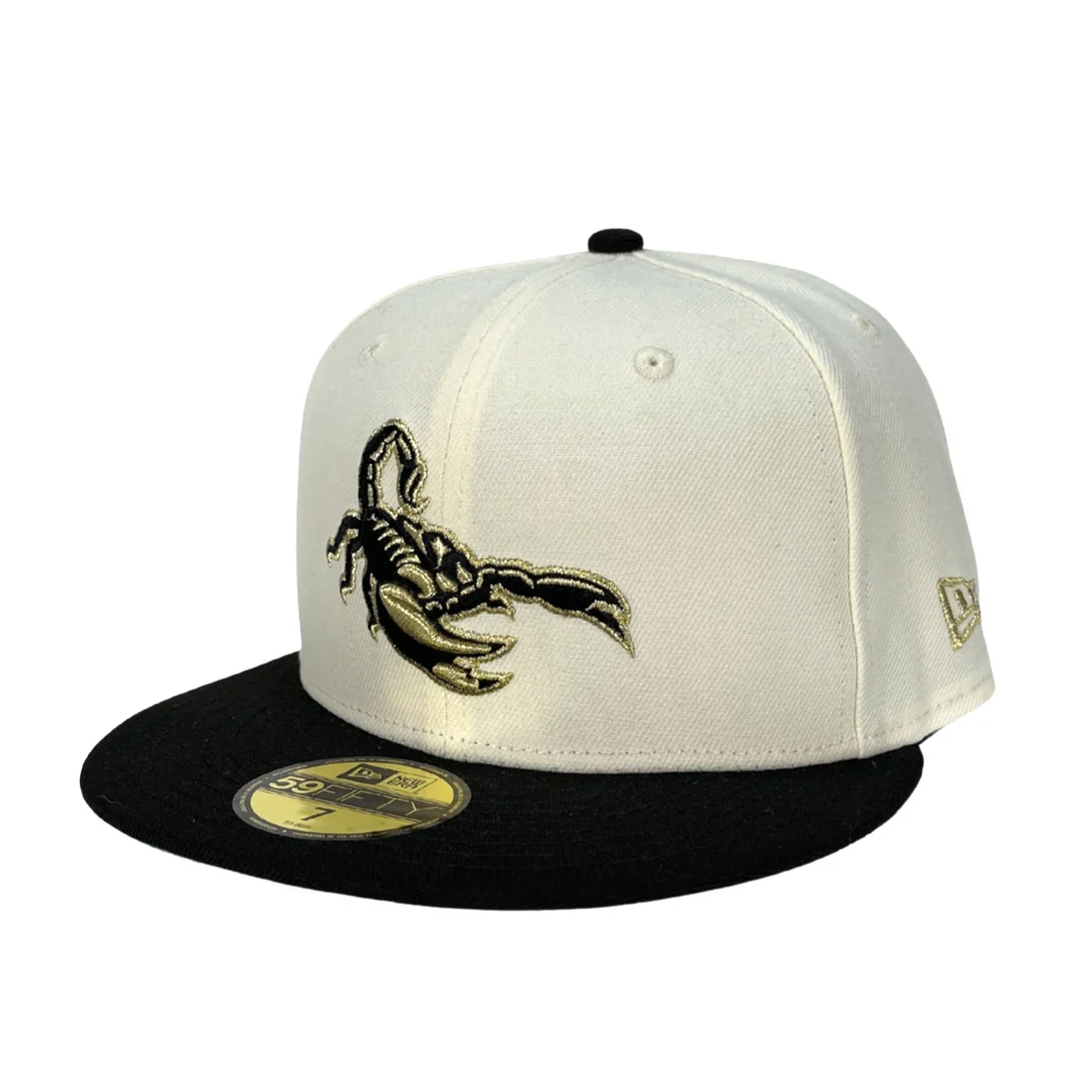 NEW ERA "EL ALACRAN" SCOTTSDALE SCORPIONS FITTED HAT (CHROME/WHITE) - Image 5