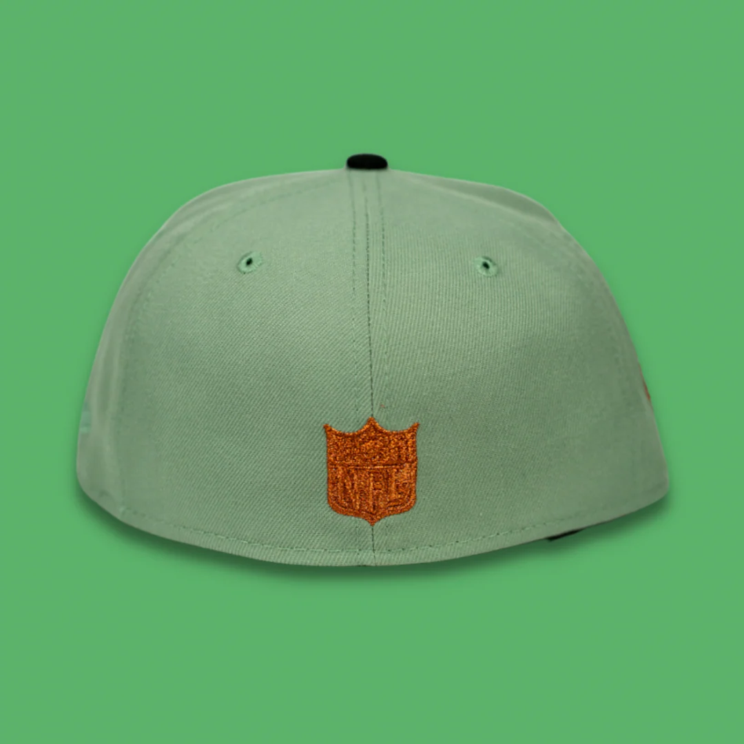 NEW ERA “EVEREST” SAN FRANCISCO 49ERS FITTED HAT (EVEREST GREEN/BLACK) - Image 2