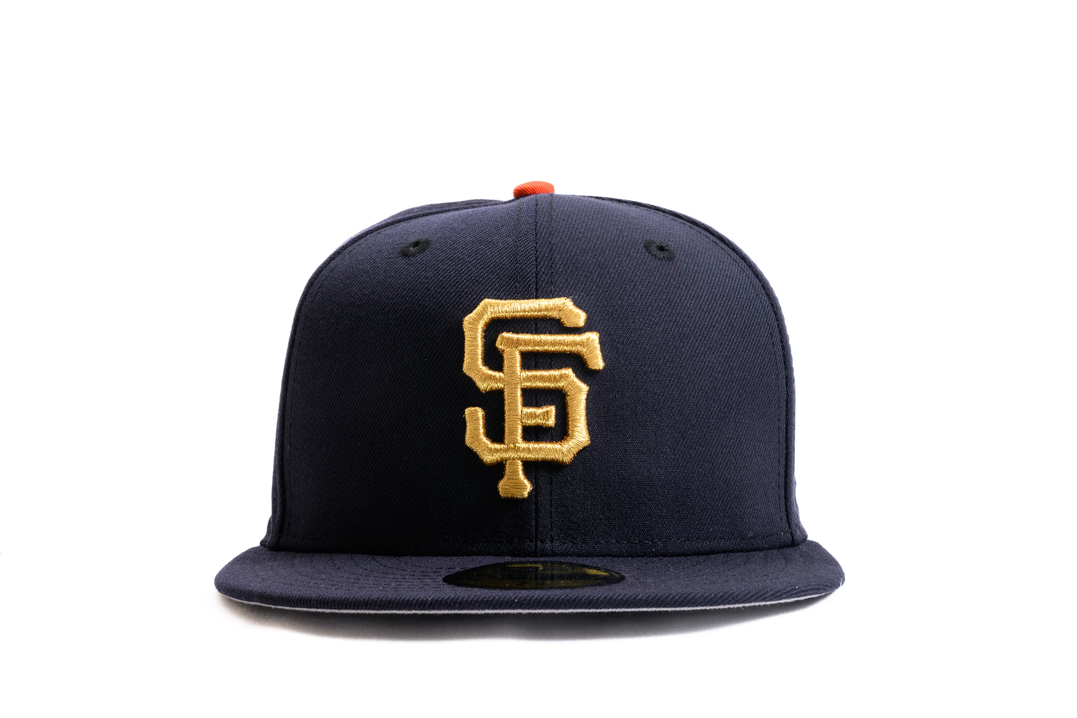 NEW ERA "EXPLOSIVE MODE" SAN FRANCISCO GIANTS FITTED HAT (NAVY/ORANGE) - Image 8