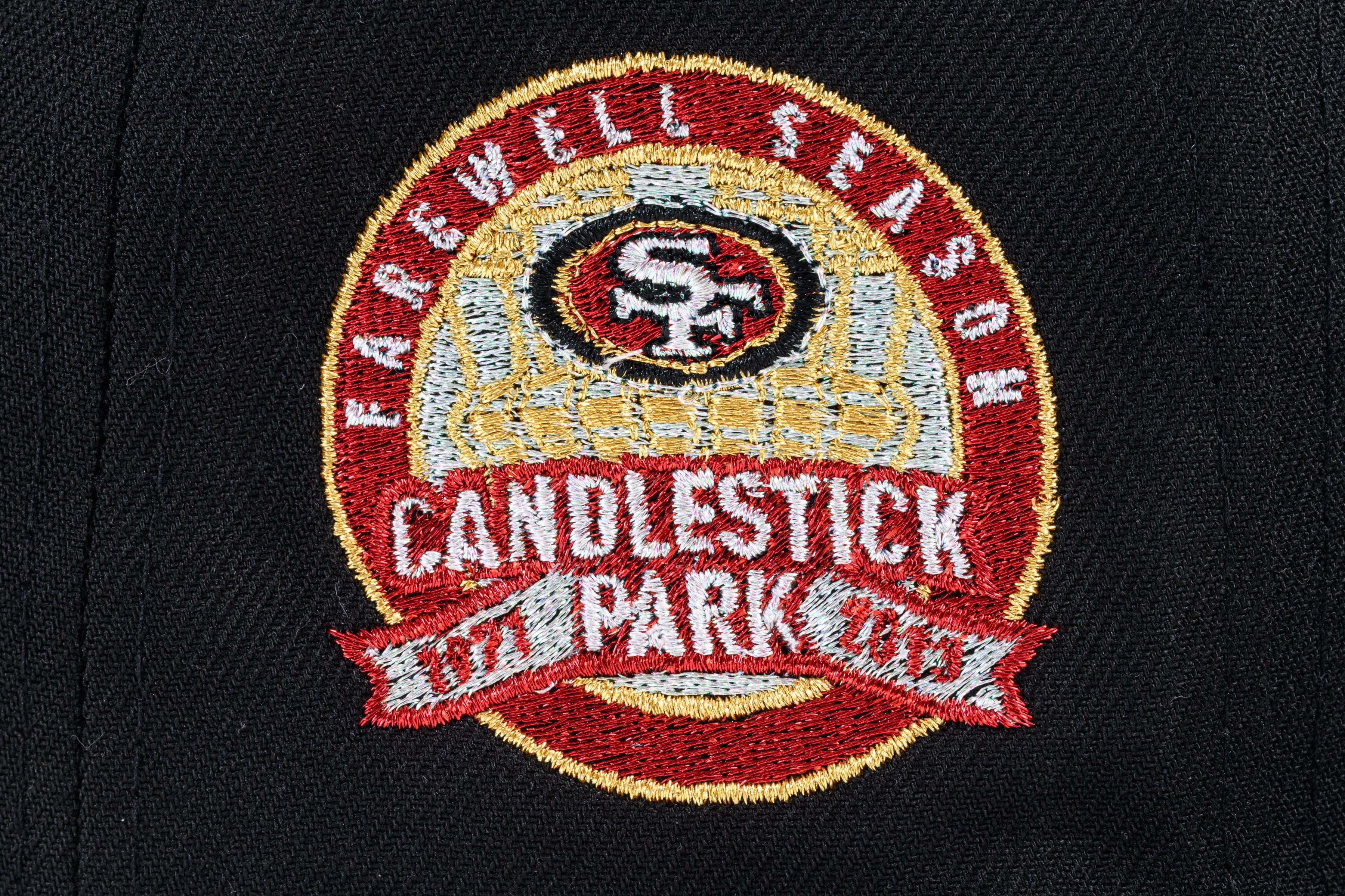 NEW ERA "FAREWELL 2 THE STICK" SAN FRANCISCO 49ERS FITTED HAT (BLACK/RED) - Image 6
