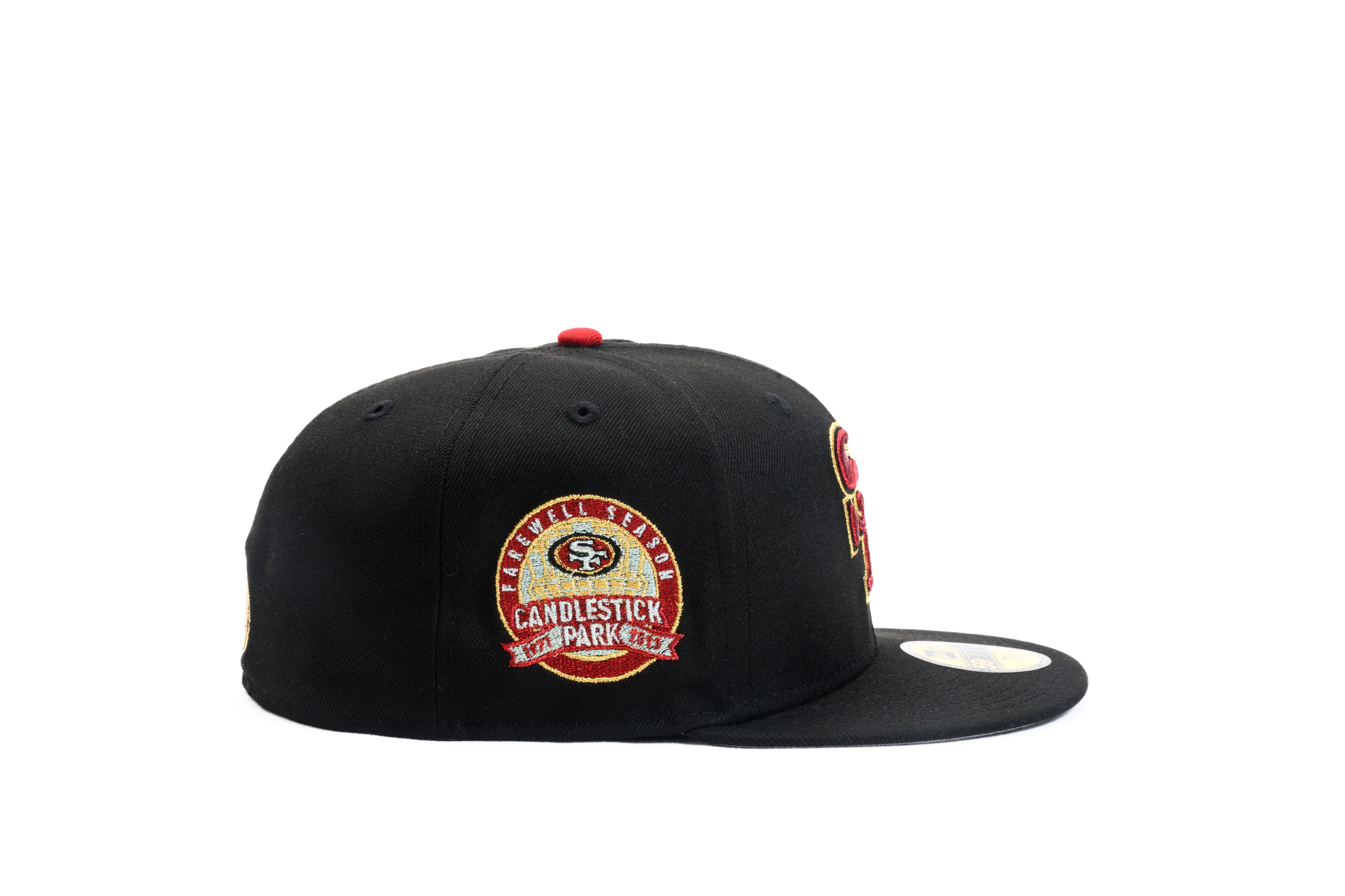 NEW ERA "FAREWELL 2 THE STICK" SAN FRANCISCO 49ERS FITTED HAT (BLACK/RED) - Image 9