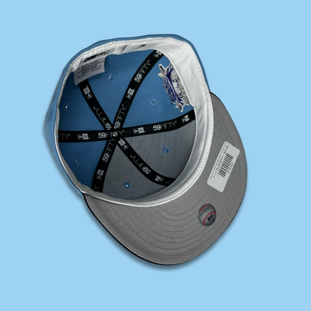 NEW ERA “SMACK" PHILADELPHIA PHILLIES FITTED HAT (SKY BLUE/NAVY) - Image 4