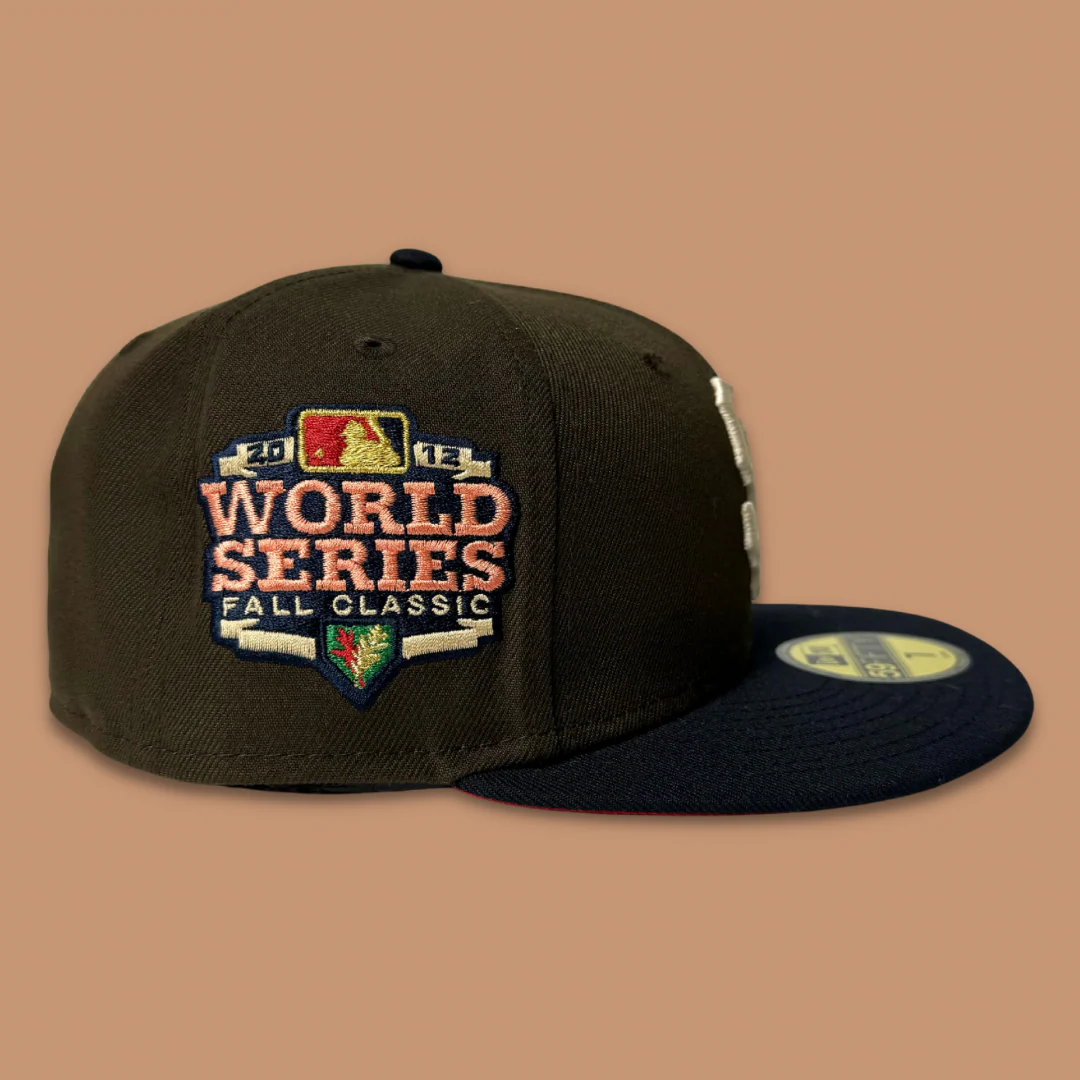 NEW ERA “FRE-CLAY" SF GIANTS FITTED HAT (BROWN/NAVY/RED) - Image 2