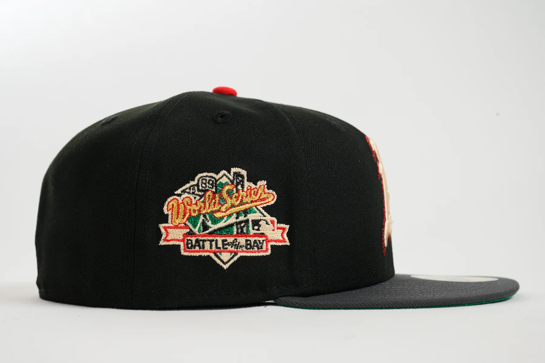 NEW ERA "FRESH KEPT" OAKLAND ATHLETICS (BLACK/DARK GRAPHITE/RED) - Image 7