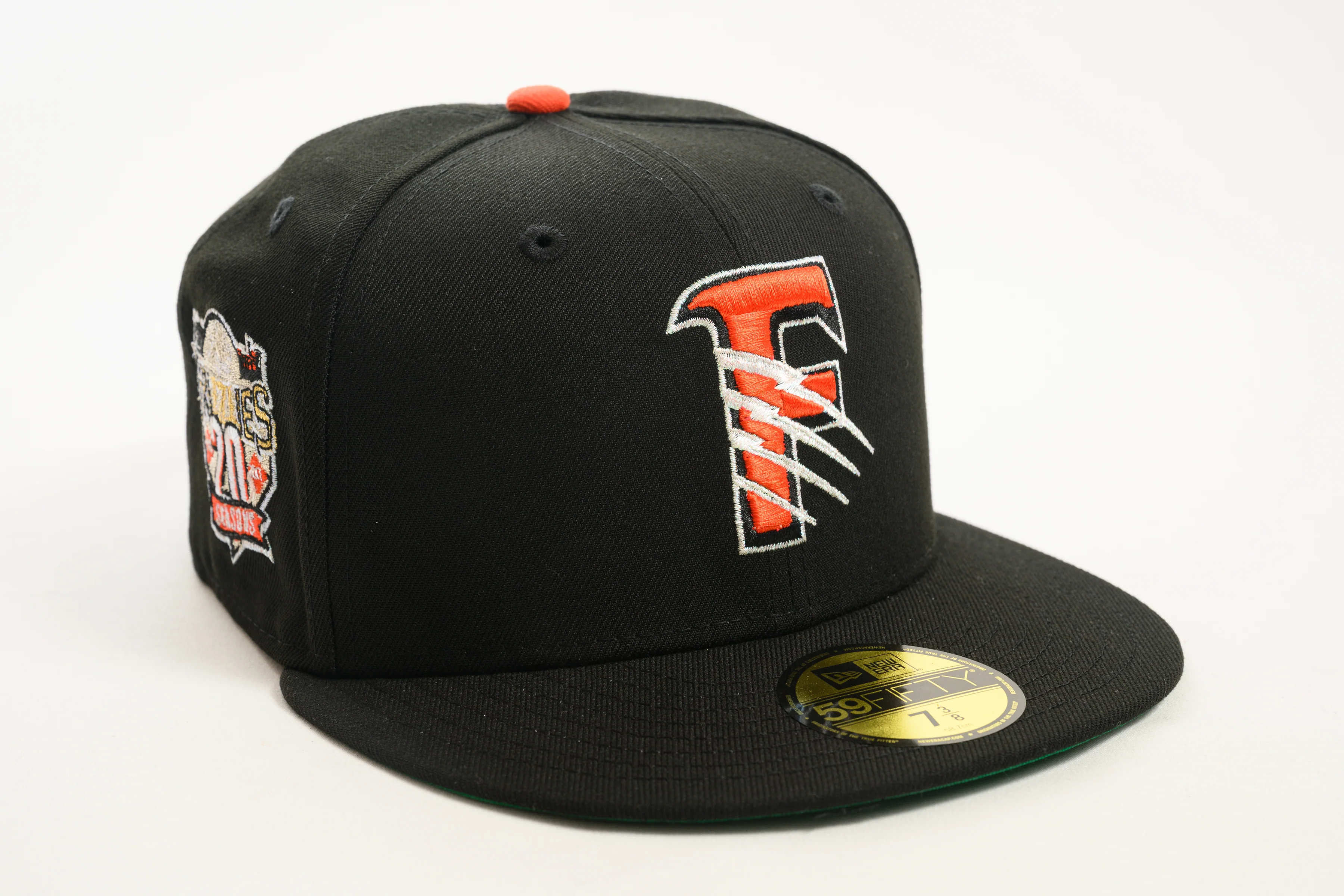 NEW ERA "FRISCO GIANTS" FRESNO GRIZZLIES FITTED HAT (BLACK/ORANGE)