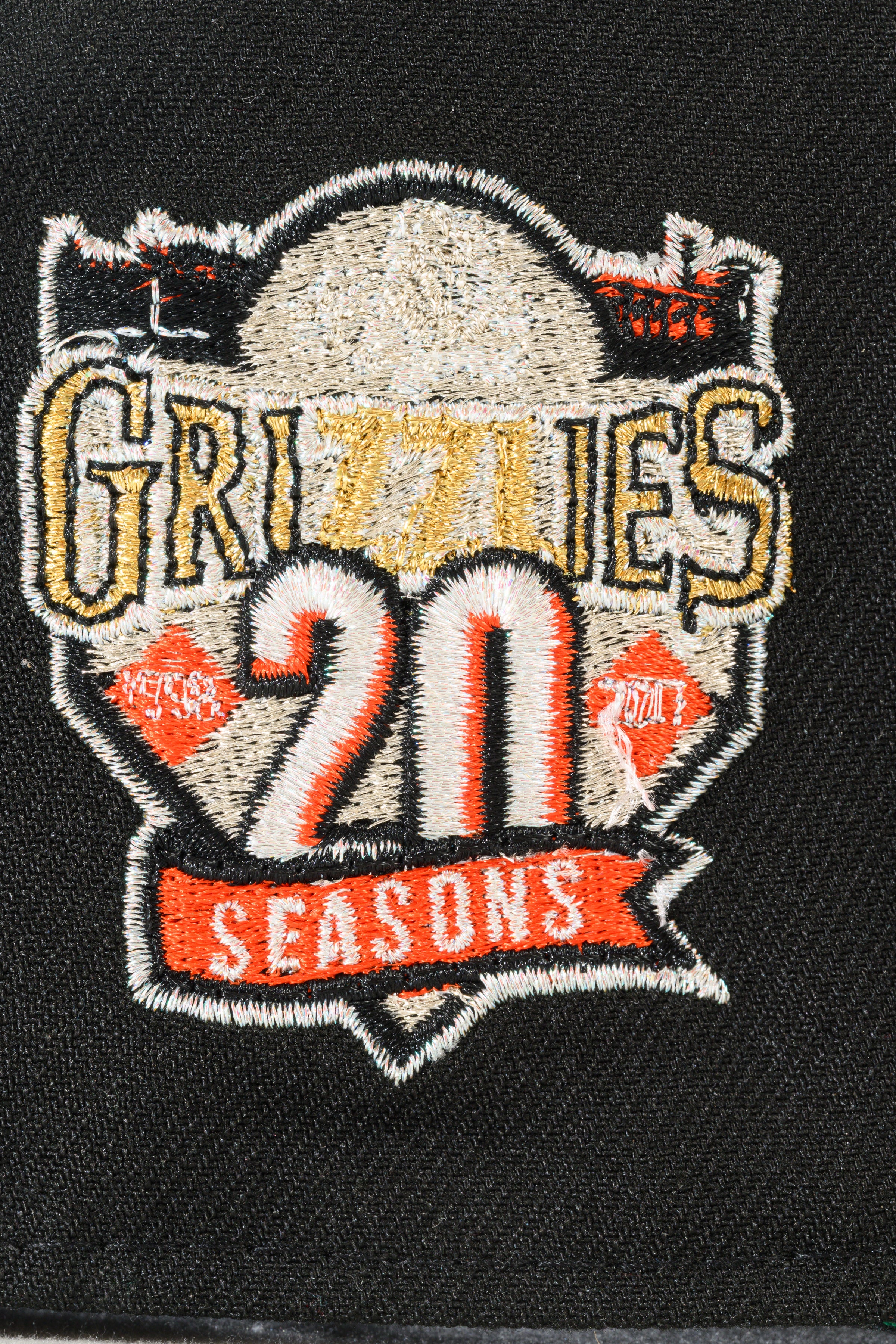 NEW ERA "FRISCO GIANTS" FRESNO GRIZZLIES FITTED HAT (BLACK/ORANGE) - Image 3