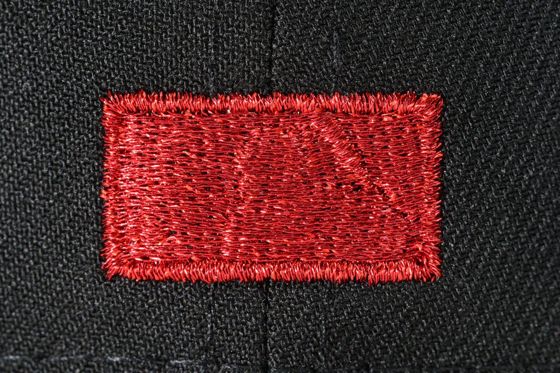 NEW ERA "FUNERAL SERVICE" OAKLAND A'S FITTED HAT (BLACK/RED) - Image 3