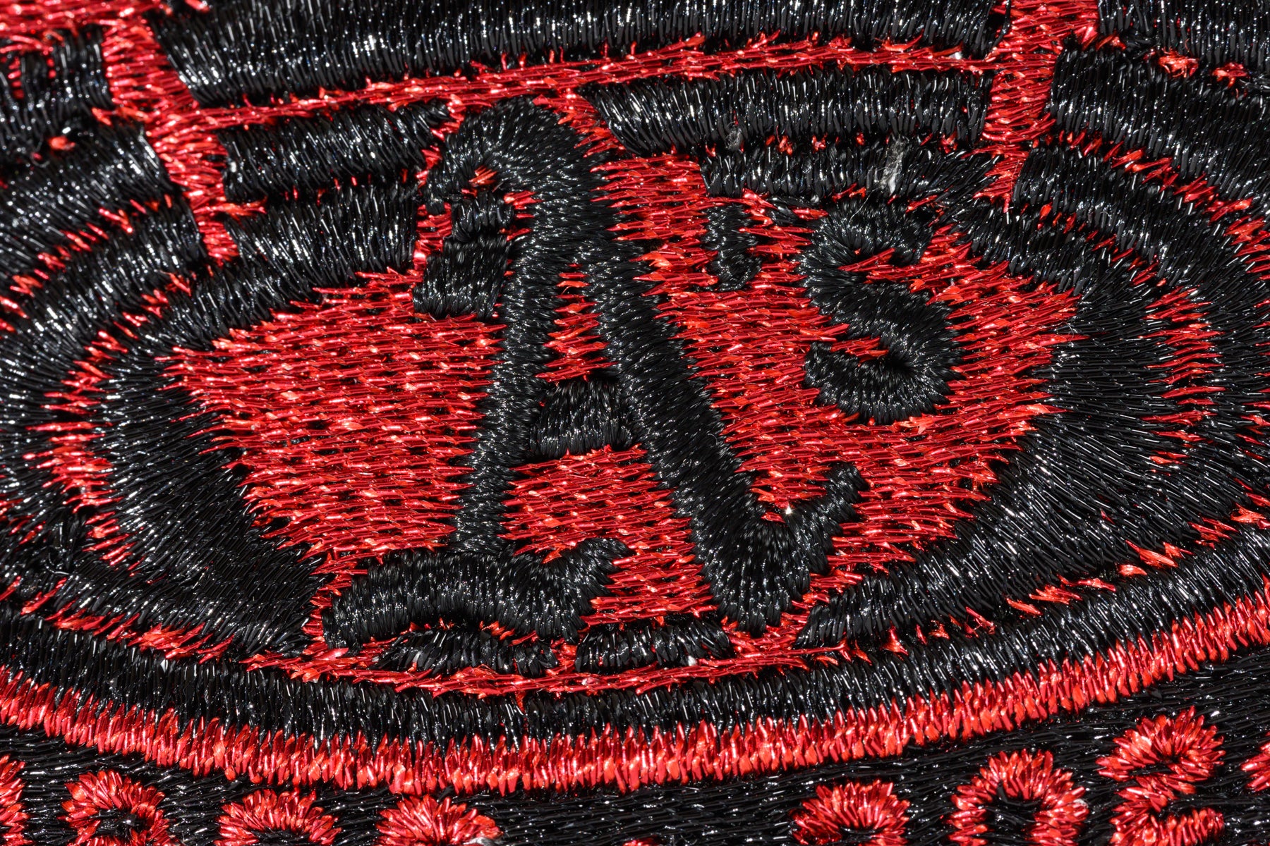 NEW ERA "FUNERAL SERVICE" OAKLAND A'S FITTED HAT (BLACK/RED) - Image 9