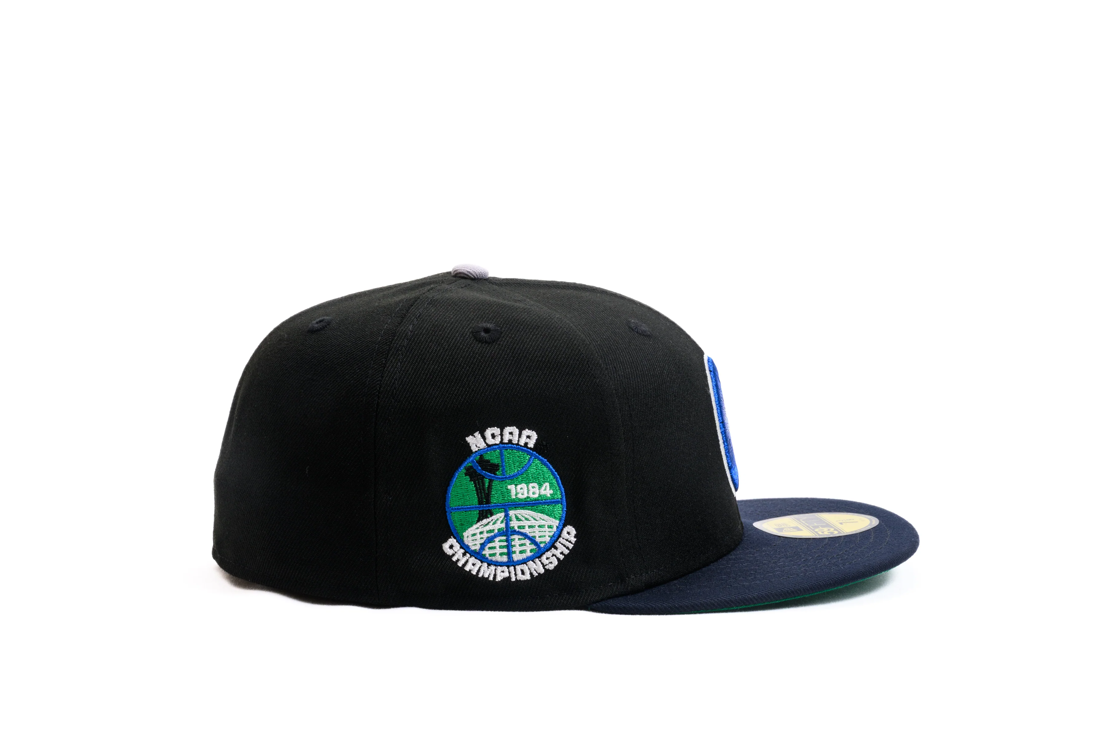 NEW ERA "G BOYZ" GEORGETOWN HOYAS FITTED HAT (BLACK/NAVY/GREY) - Image 4