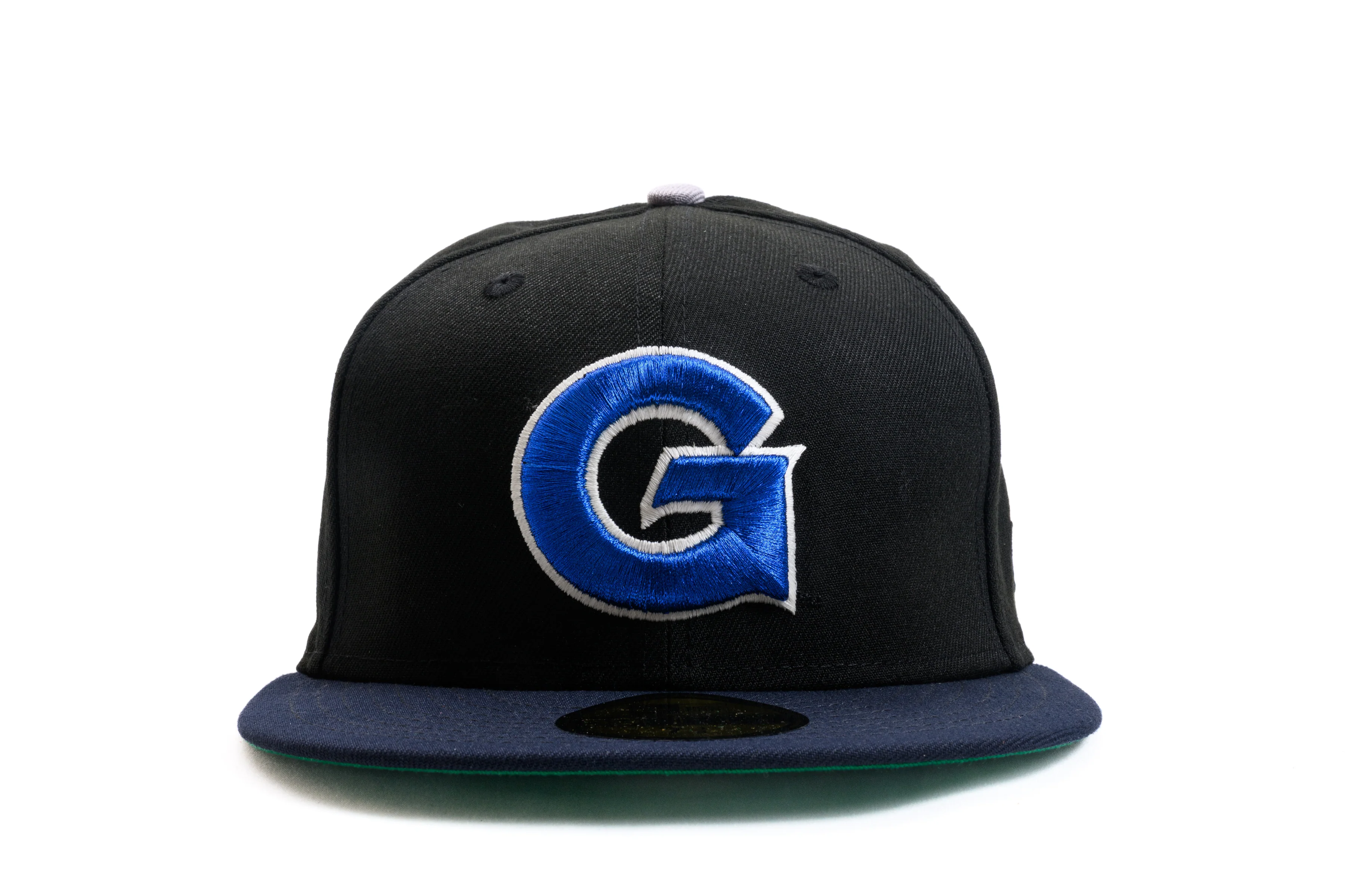 NEW ERA "G BOYZ" GEORGETOWN HOYAS FITTED HAT (BLACK/NAVY/GREY) - Image 7