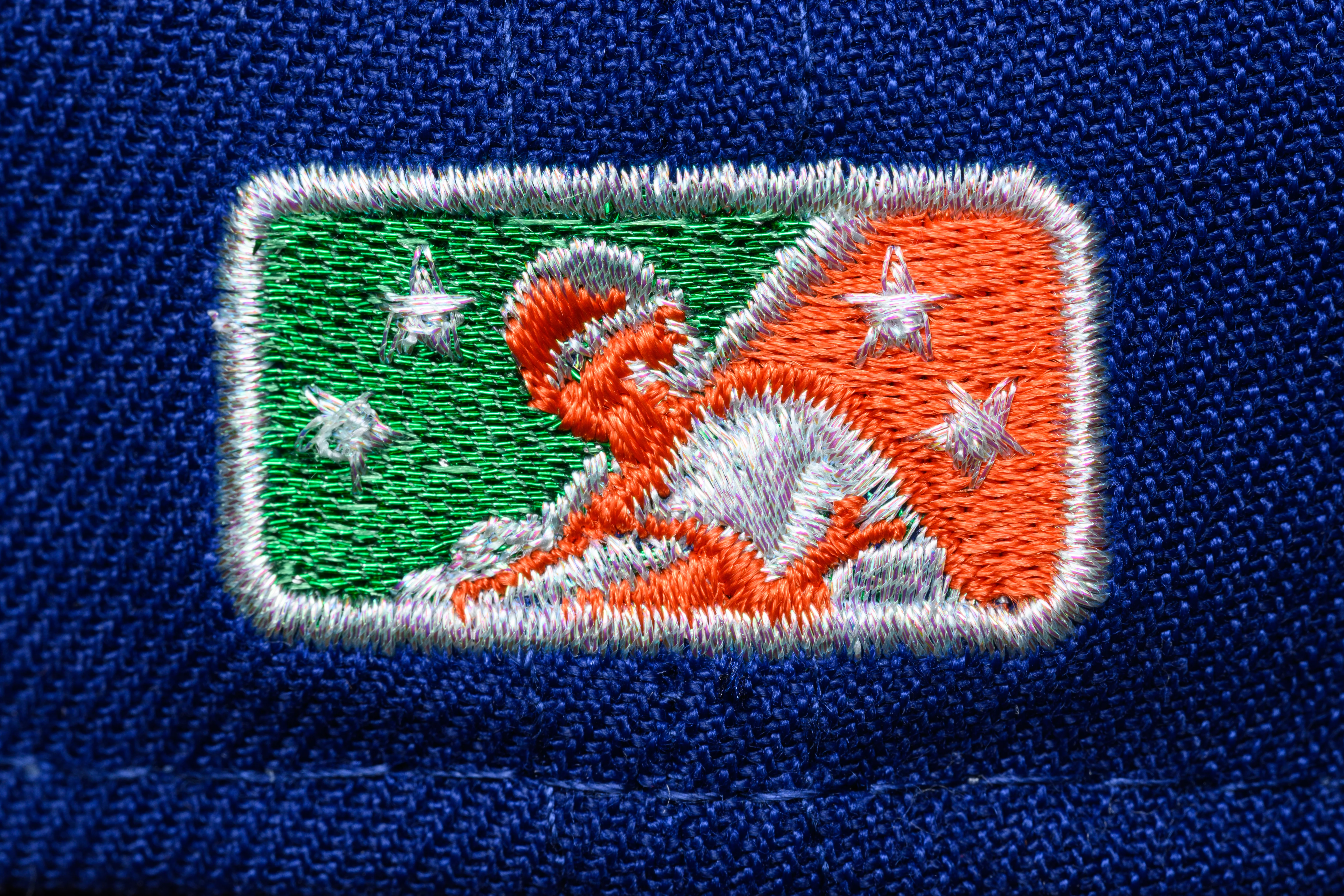 NEW ERA “GATOR" SF SEALS FITTED HAT (DARK ROYAL/ORANGE/DARK GREEN) - Image 4