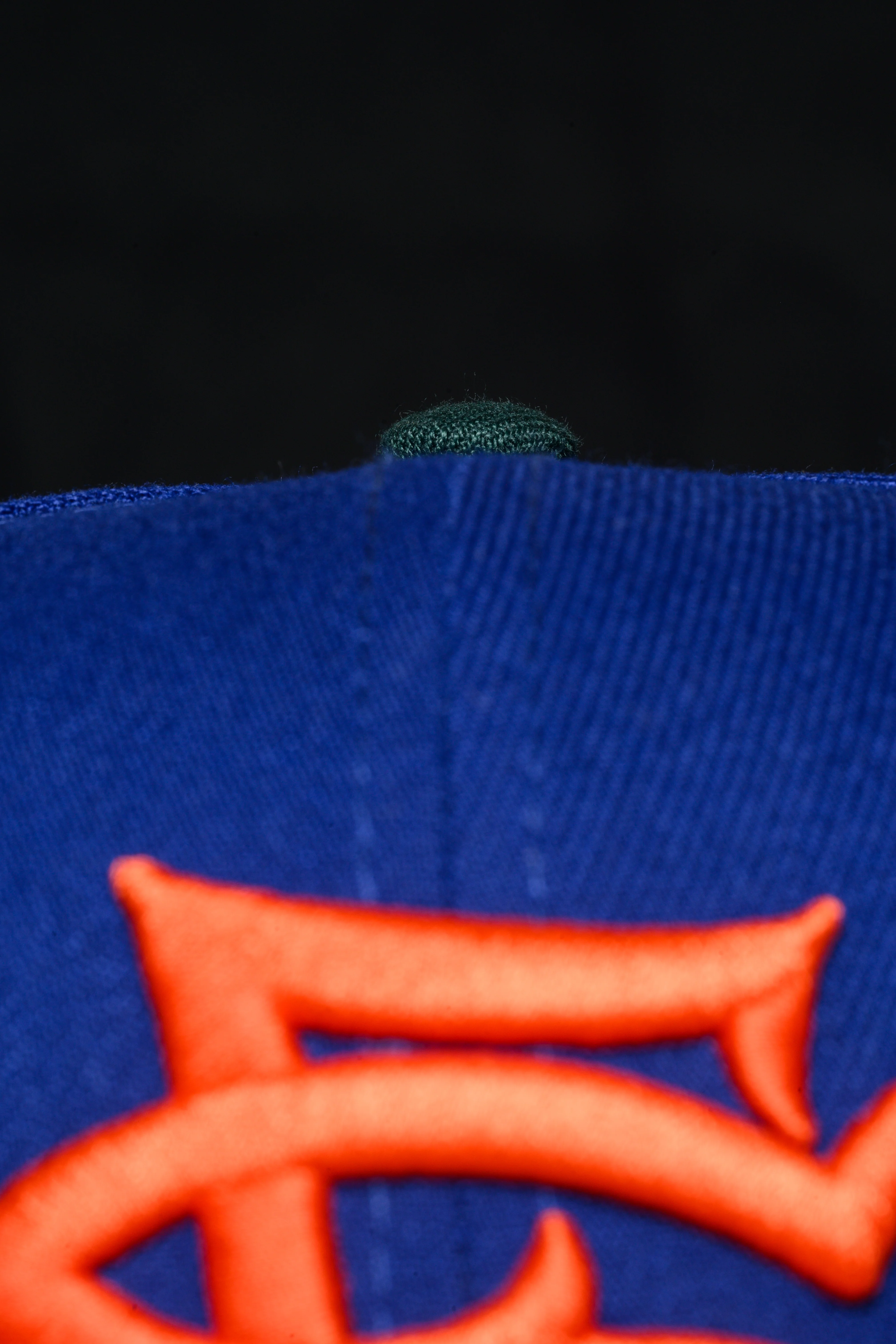 NEW ERA “GATOR" SF SEALS FITTED HAT (DARK ROYAL/ORANGE/DARK GREEN) - Image 5
