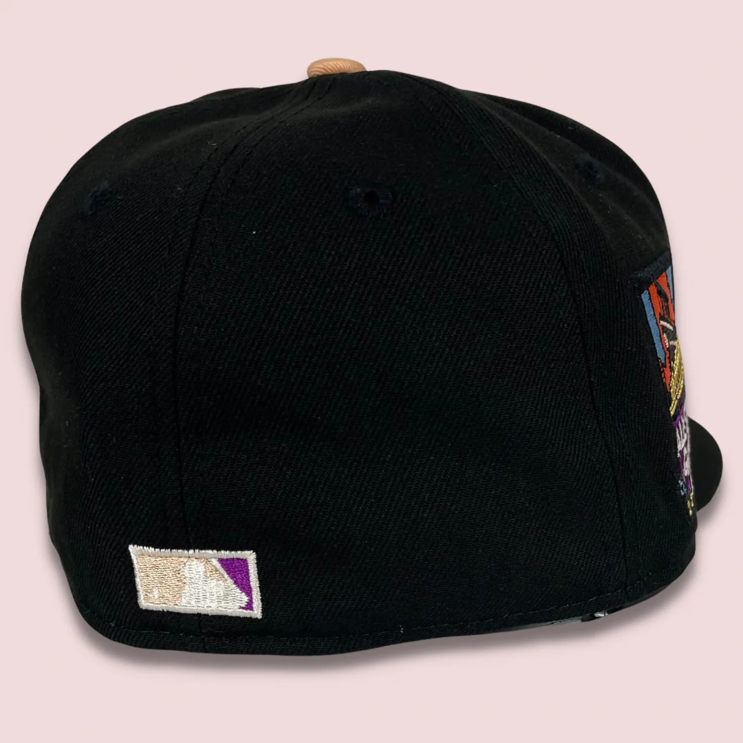 NEW ERA "GIANTS PEACH" SAN FRANCISCO GIANTS FITTED HAT (BLACK/PEACH) SIZE 7 - Image 3