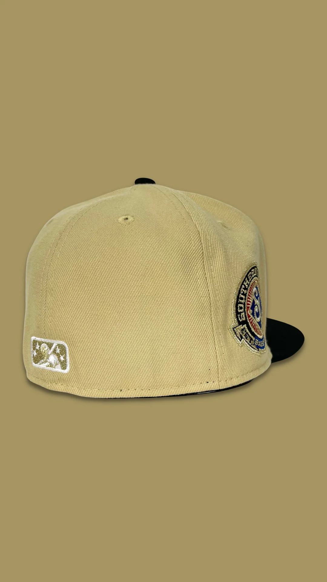 NEW ERA "GOAT" BIRMINGHAM BARONS FITTED HAT (VEGAS GOLD) - Image 3