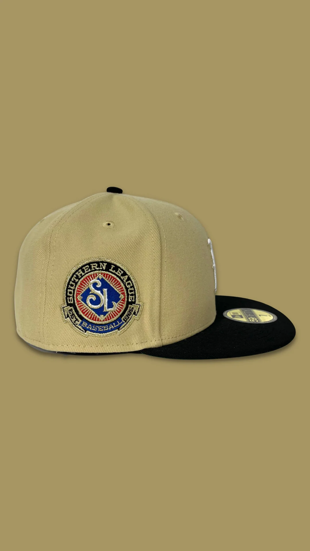 NEW ERA "GOAT" BIRMINGHAM BARONS FITTED HAT (VEGAS GOLD) - Image 4