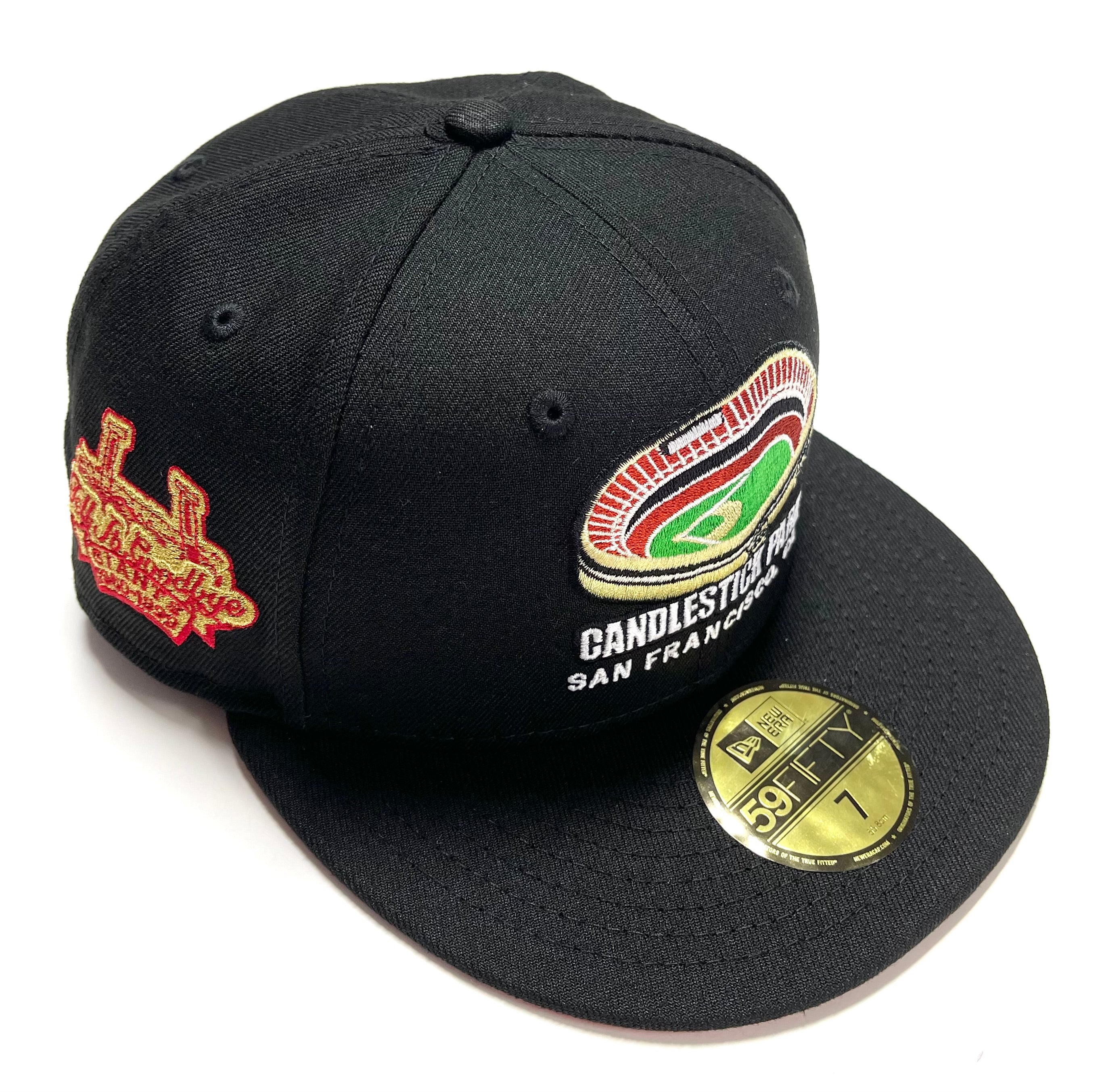 NEW ERA "GOLD BLOODED" SF GIANTS FITTED HAT (BLACK/SCARLET) - Image 4