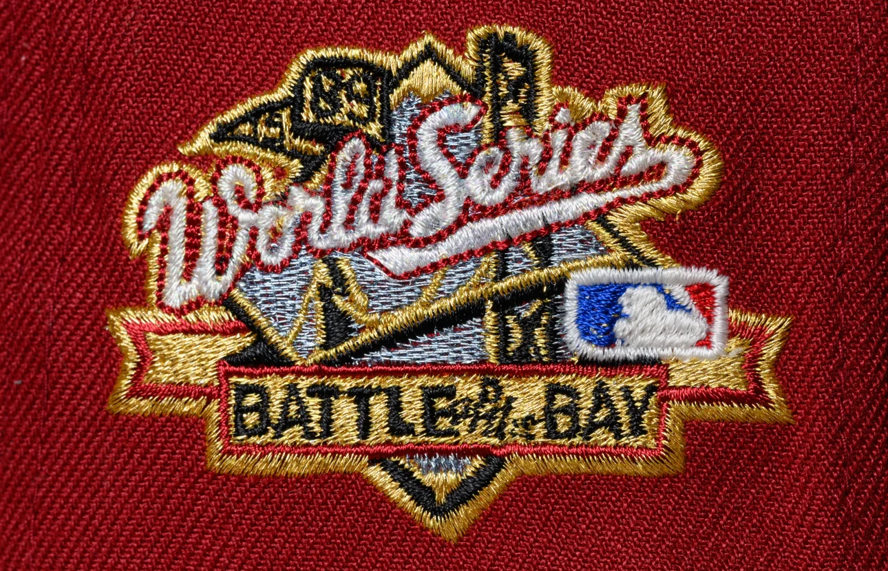 NEW ERA "GOLDEN GATE" SF GIANTS FITTED HAT (BRICK RED) - Image 4
